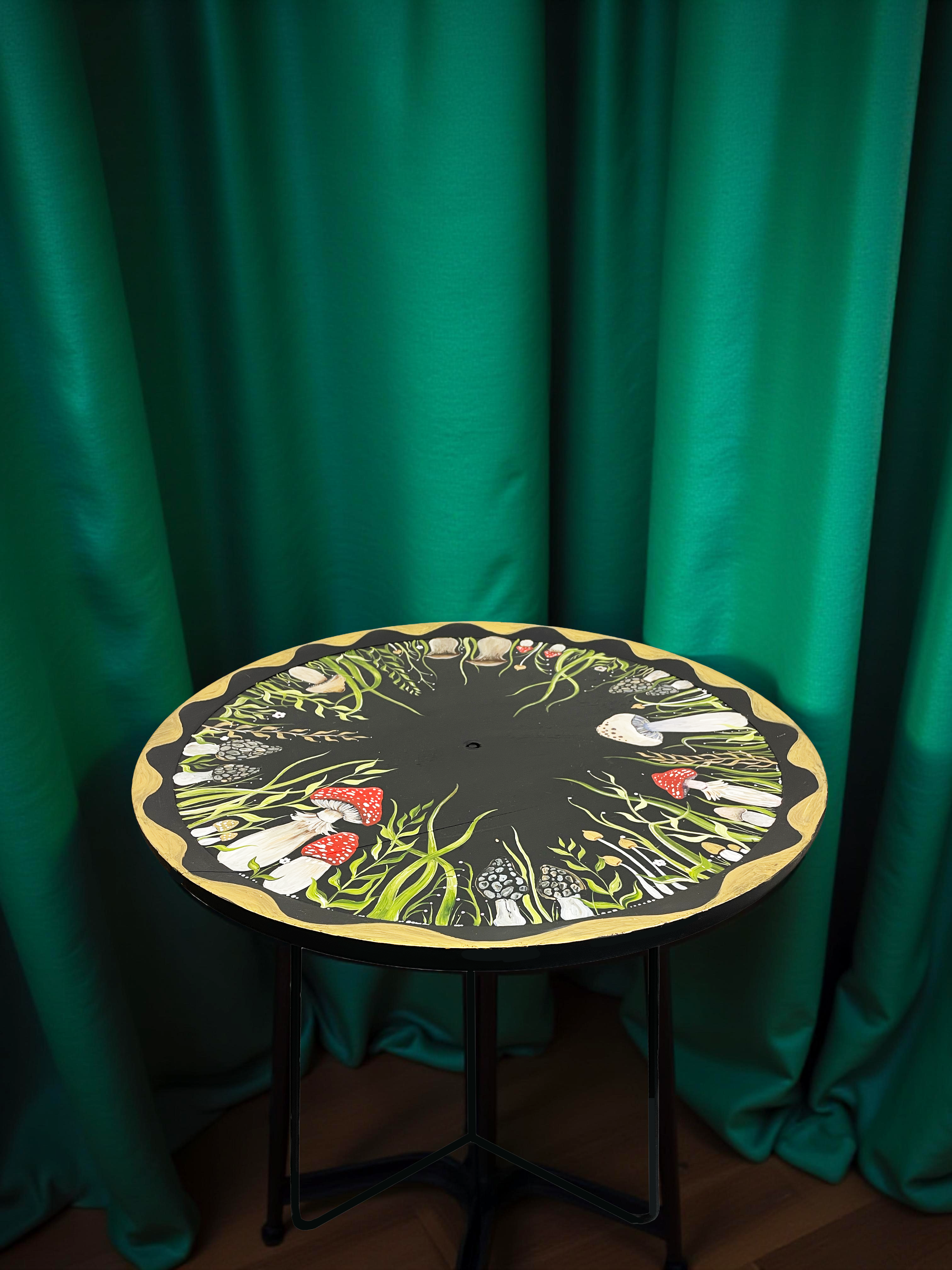 * Fairy Ring Hand Painted Table