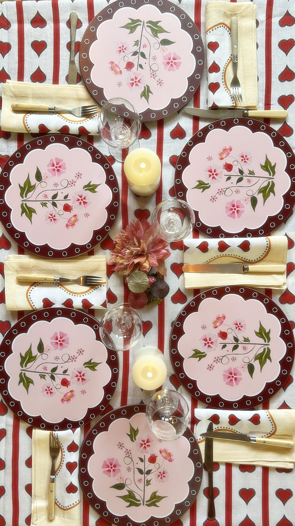 *Spring Folk Floral Placemats