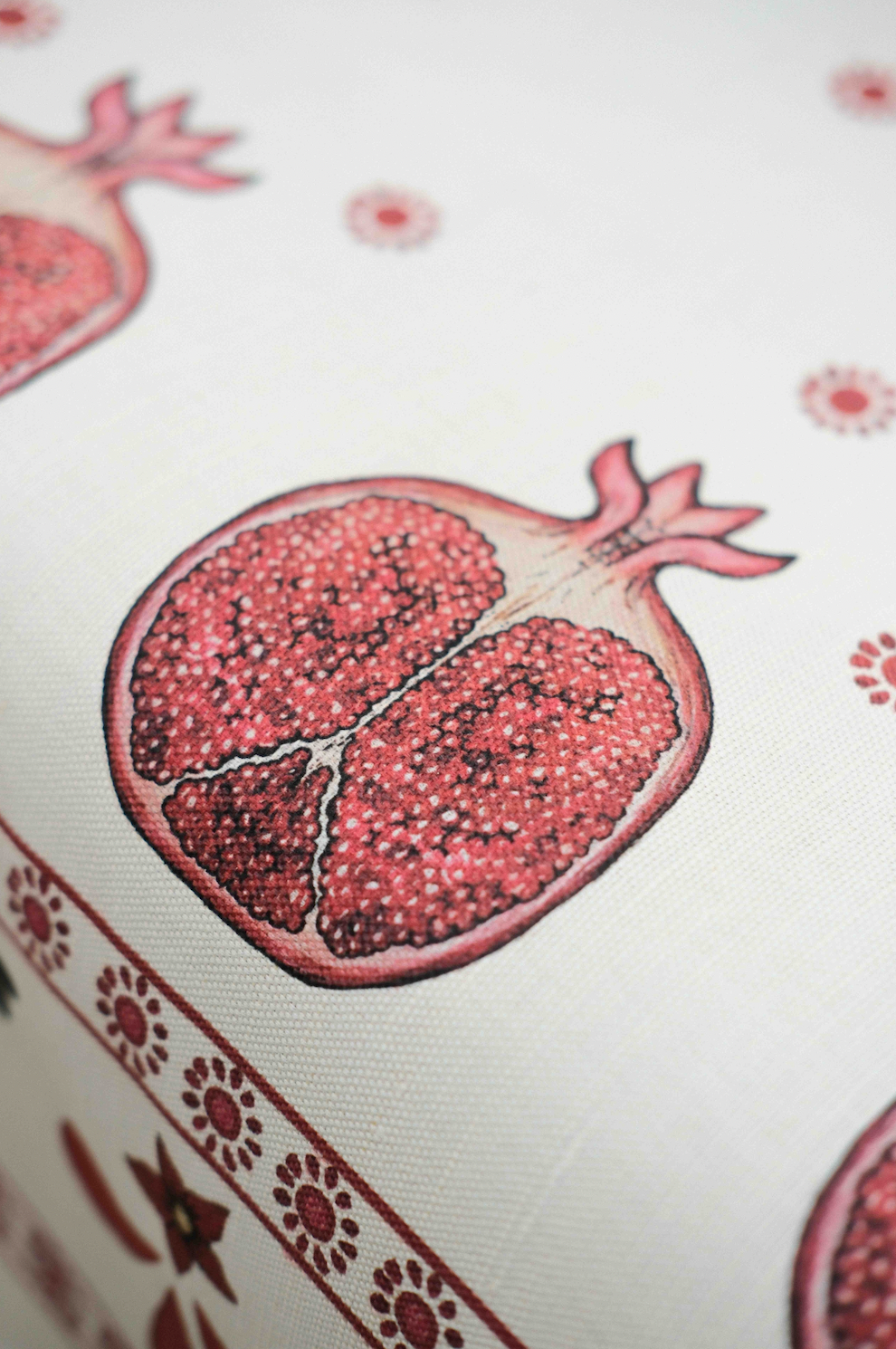 *Pomegranate Table Linen For Penny Morrison