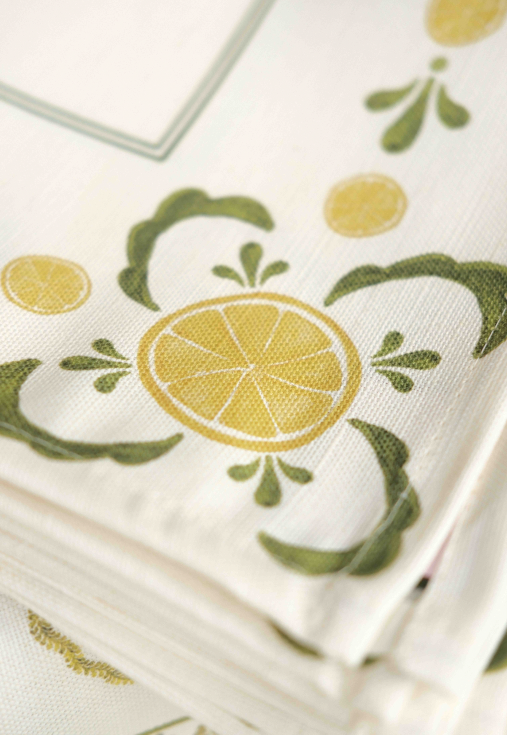 Citrus Lemon Napkin For Penny Morrison