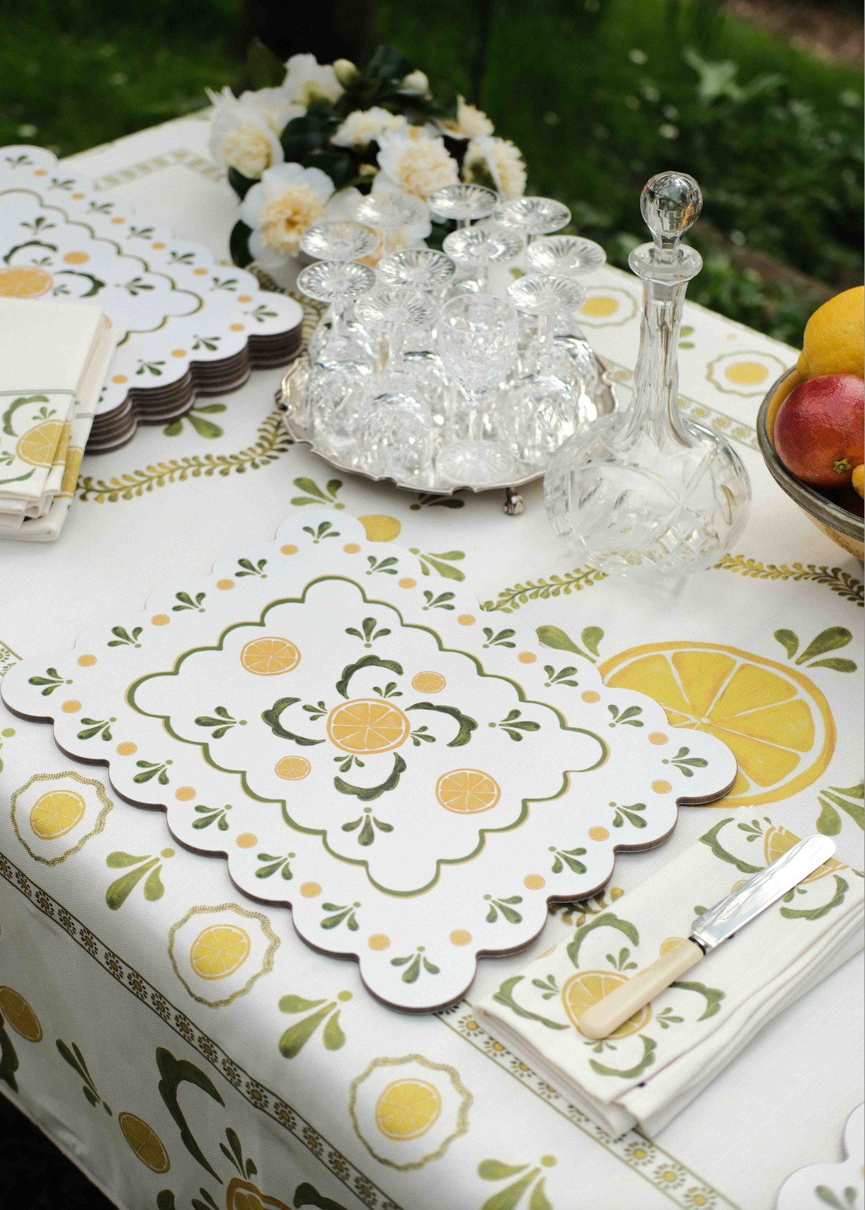 Citrus Lemon Napkin For Penny Morrison