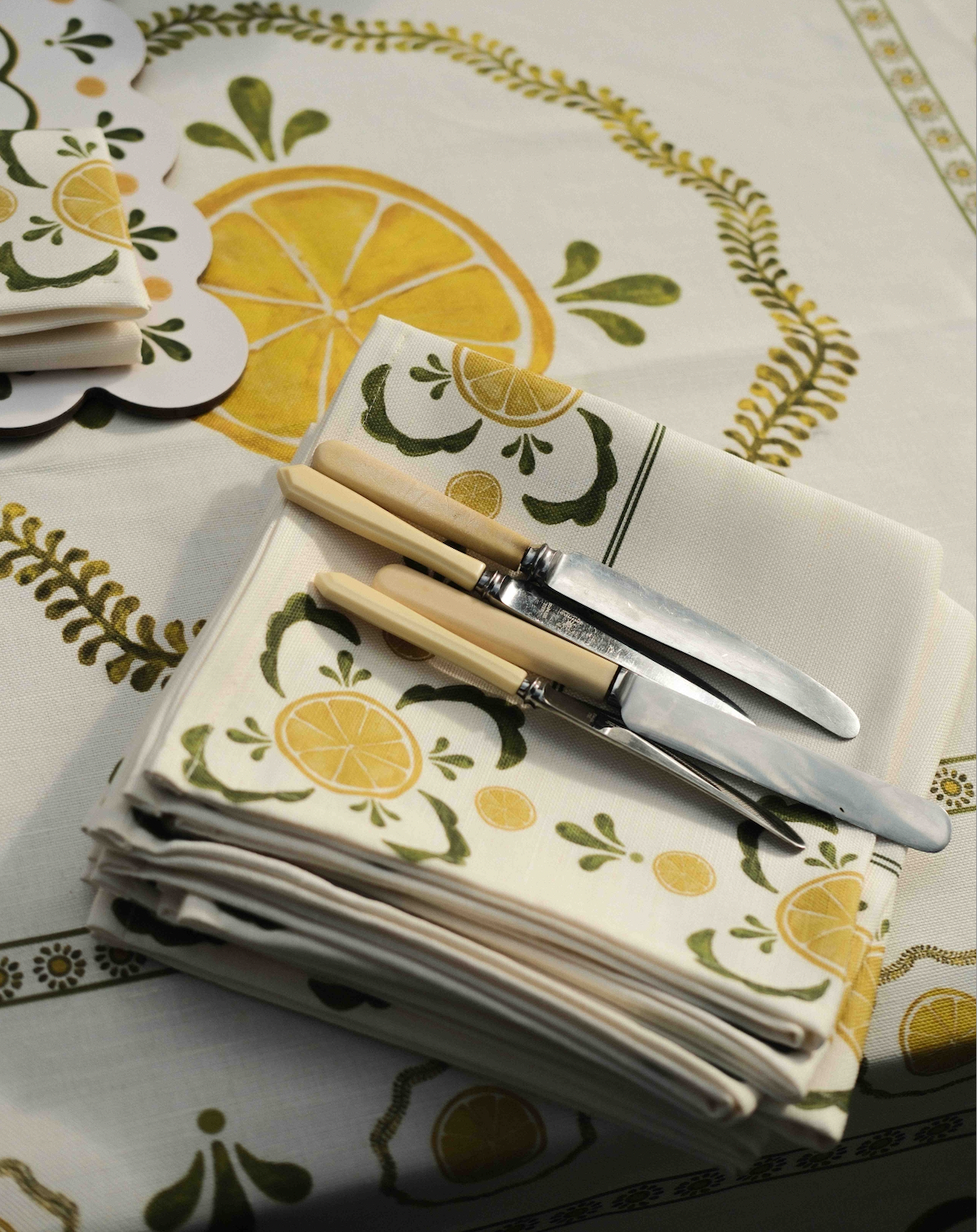 Citrus Lemon Napkin For Penny Morrison