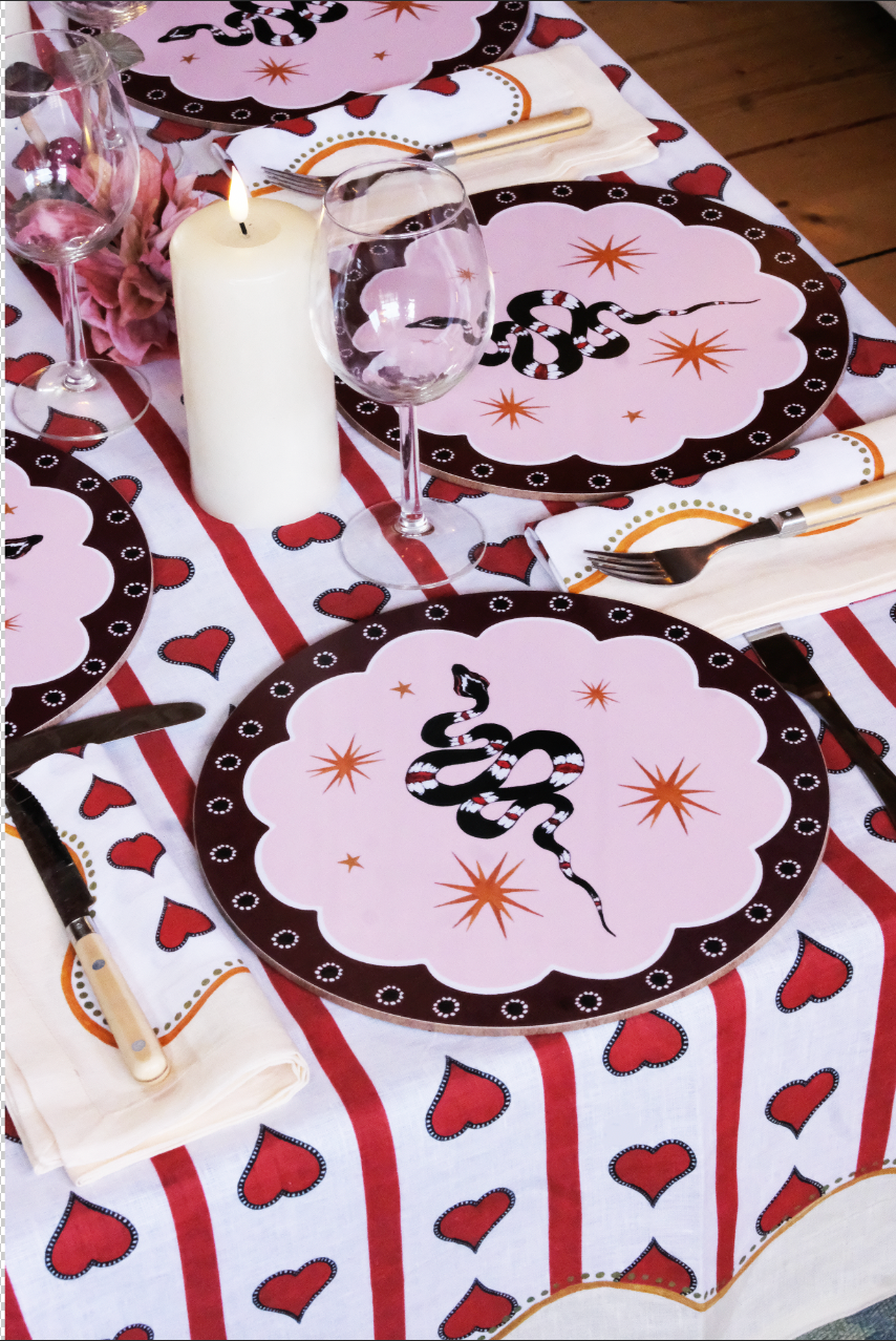 Love Hearts Table Linen