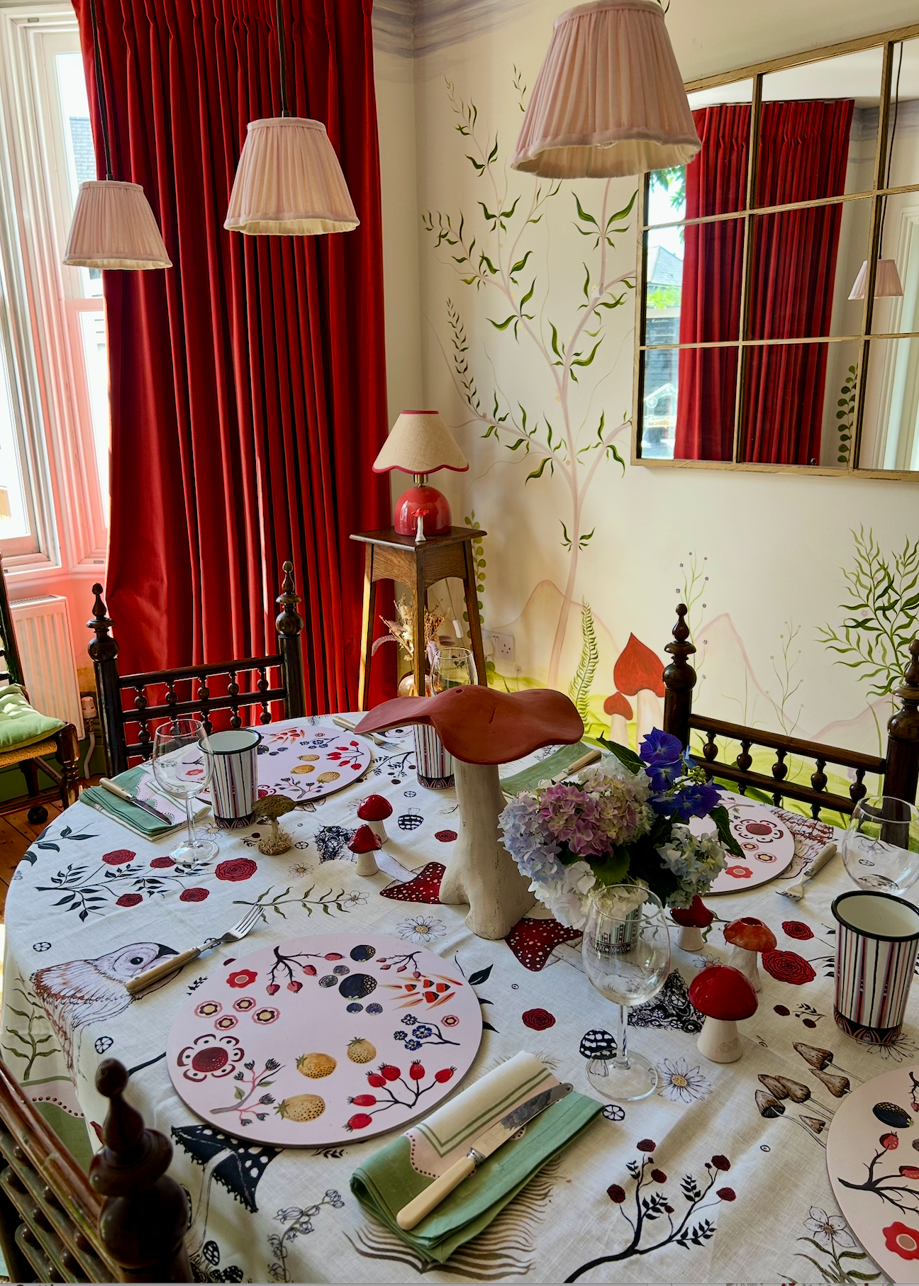* The Forest Floor Table Cloth