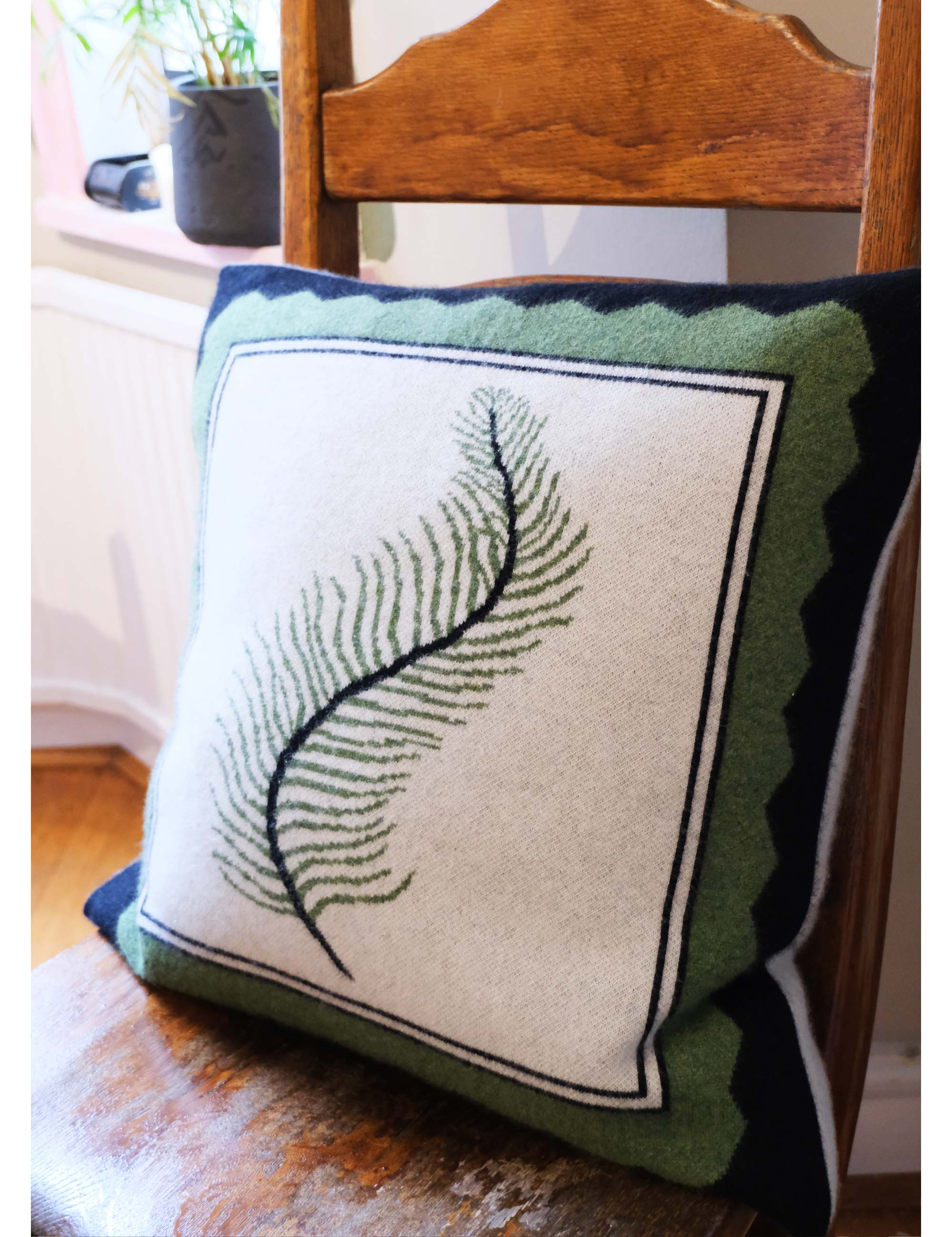 The Fern Cashmere Cushion