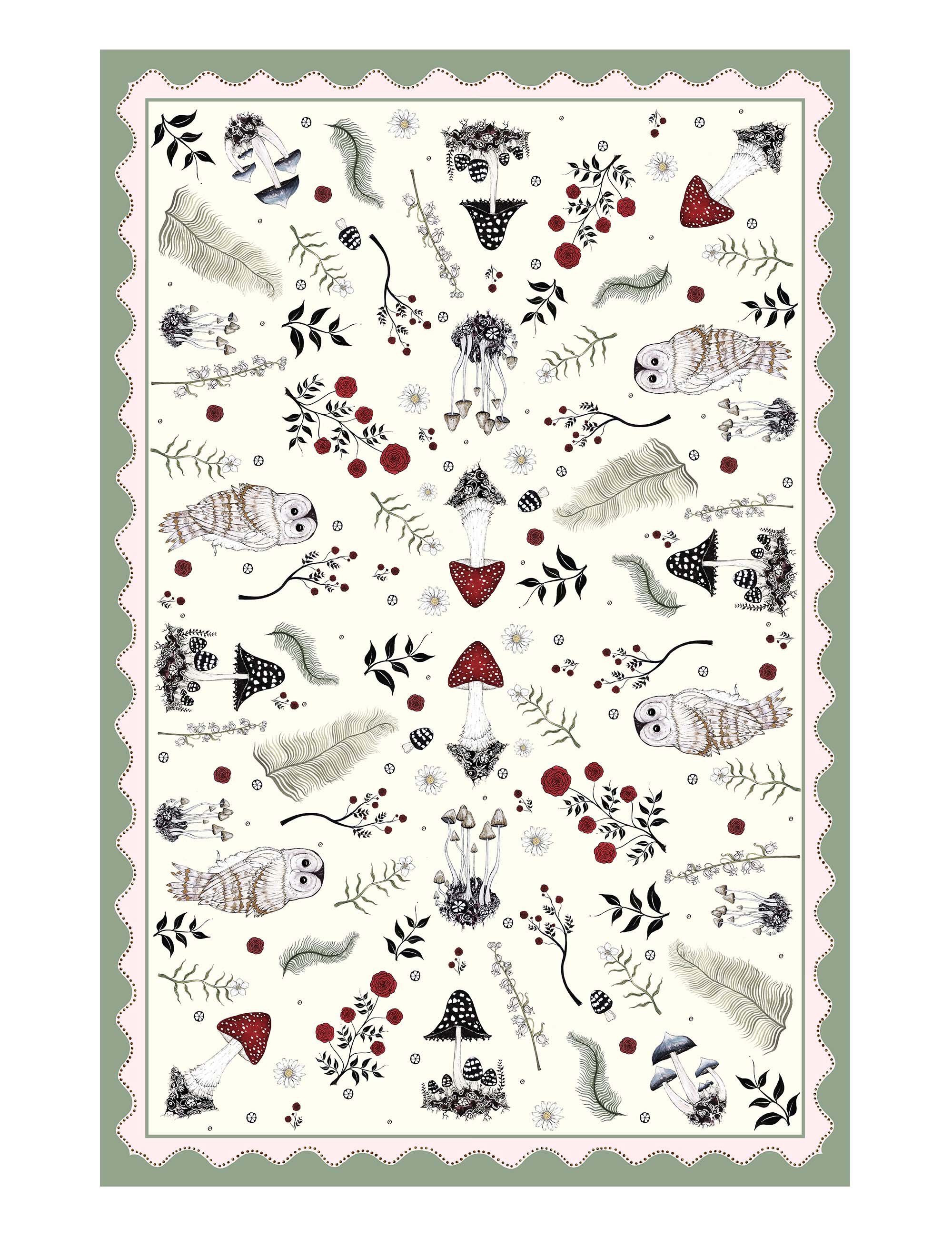 * The Forest Floor Table Cloth