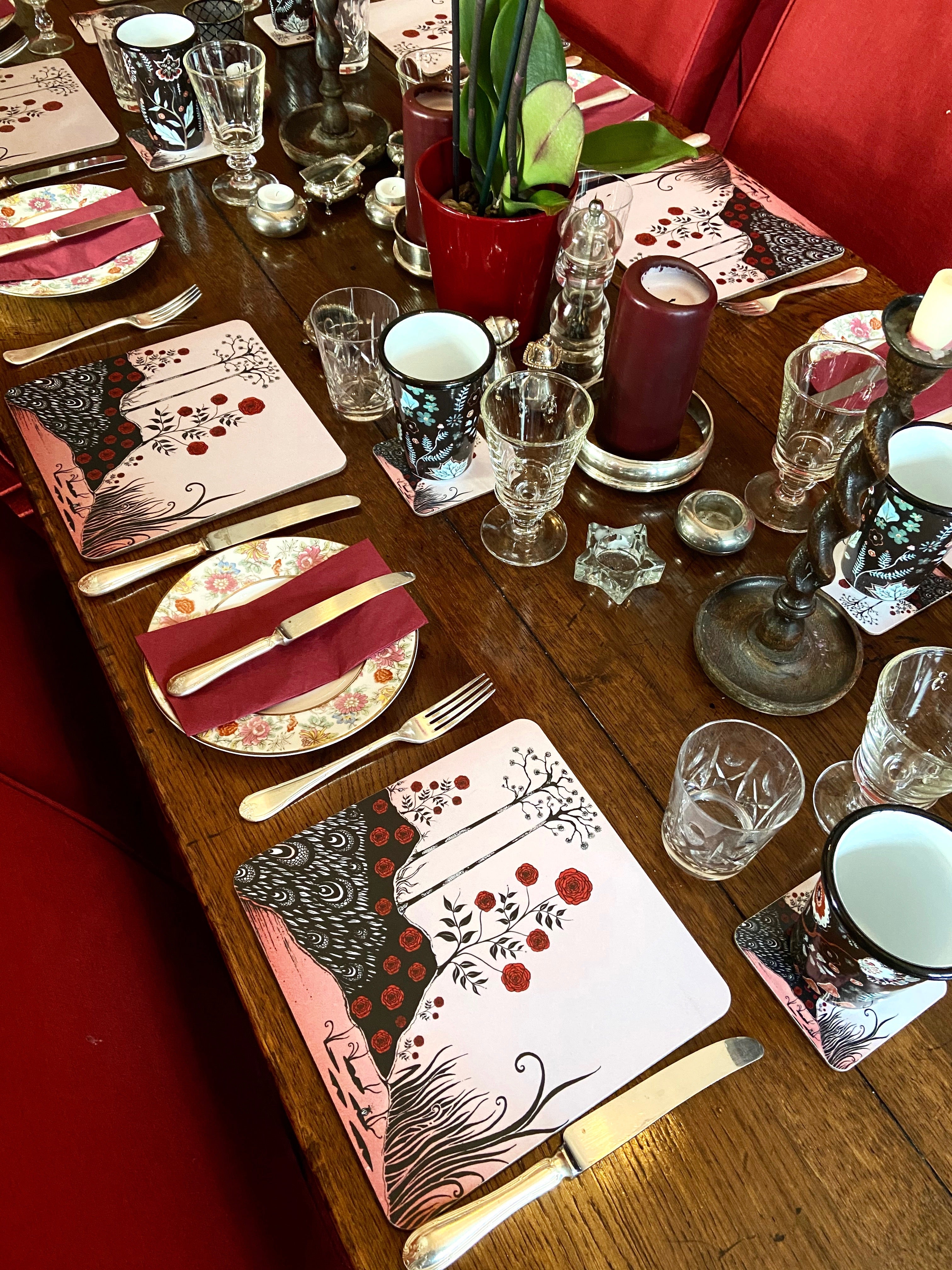 Rose Wood Coaster