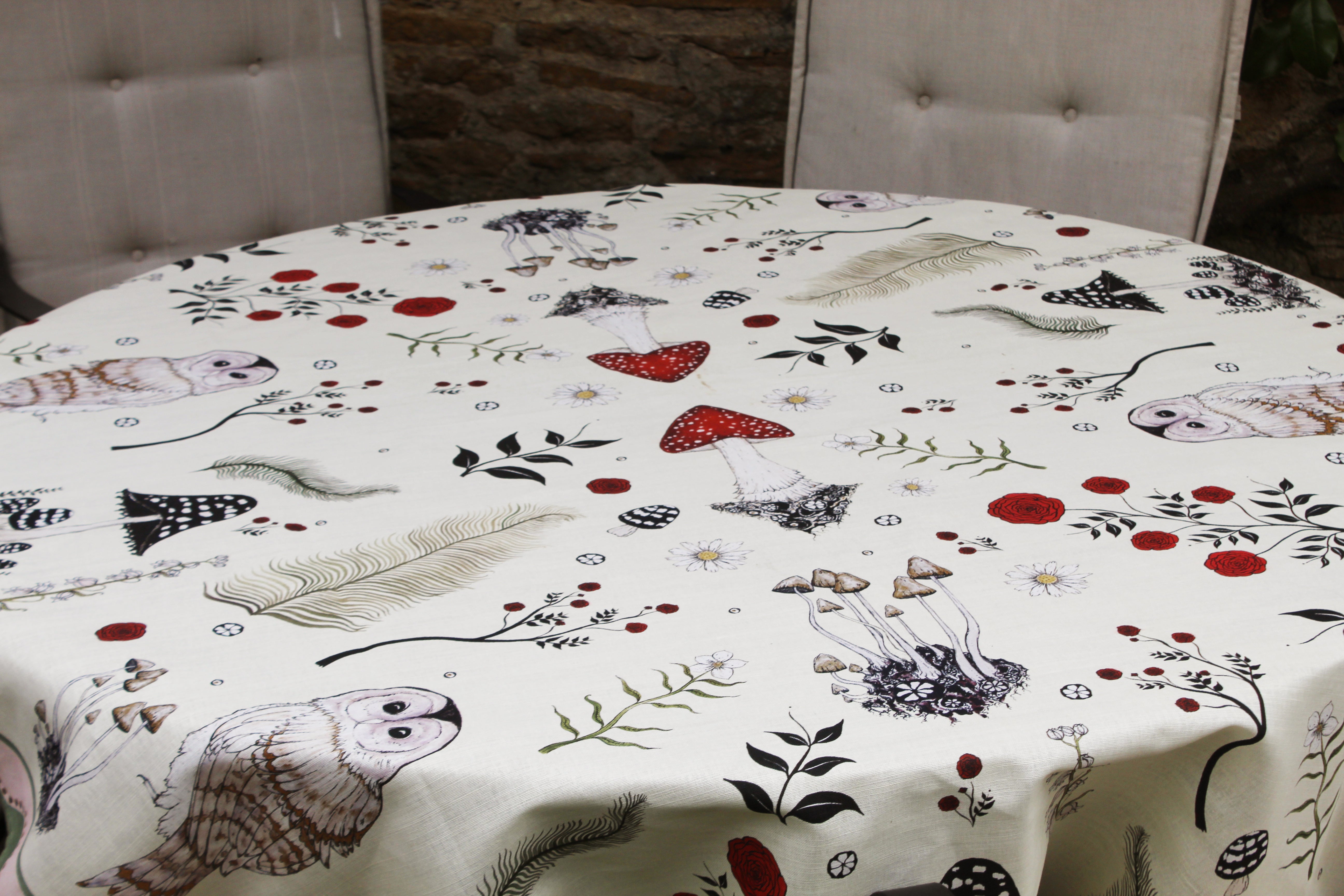 * The Forest Floor Table Cloth