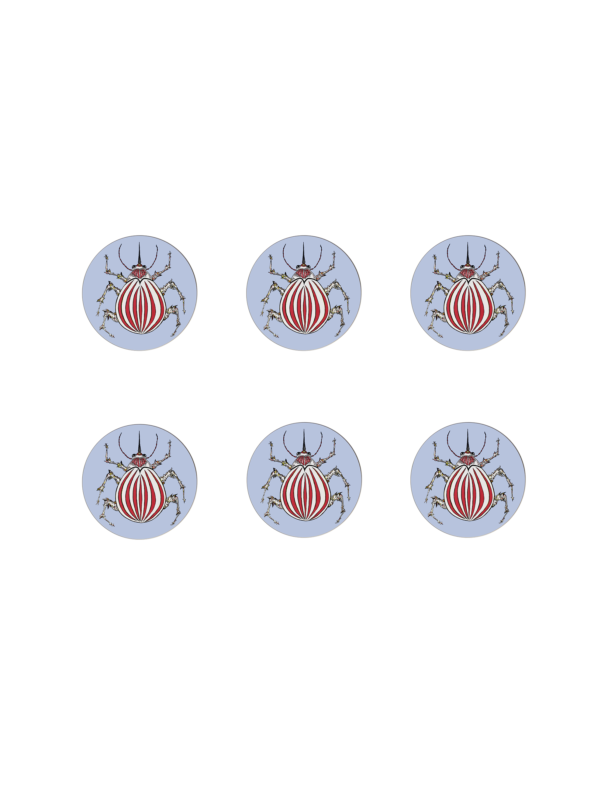 Pre order Pandora Coasters Set of 6