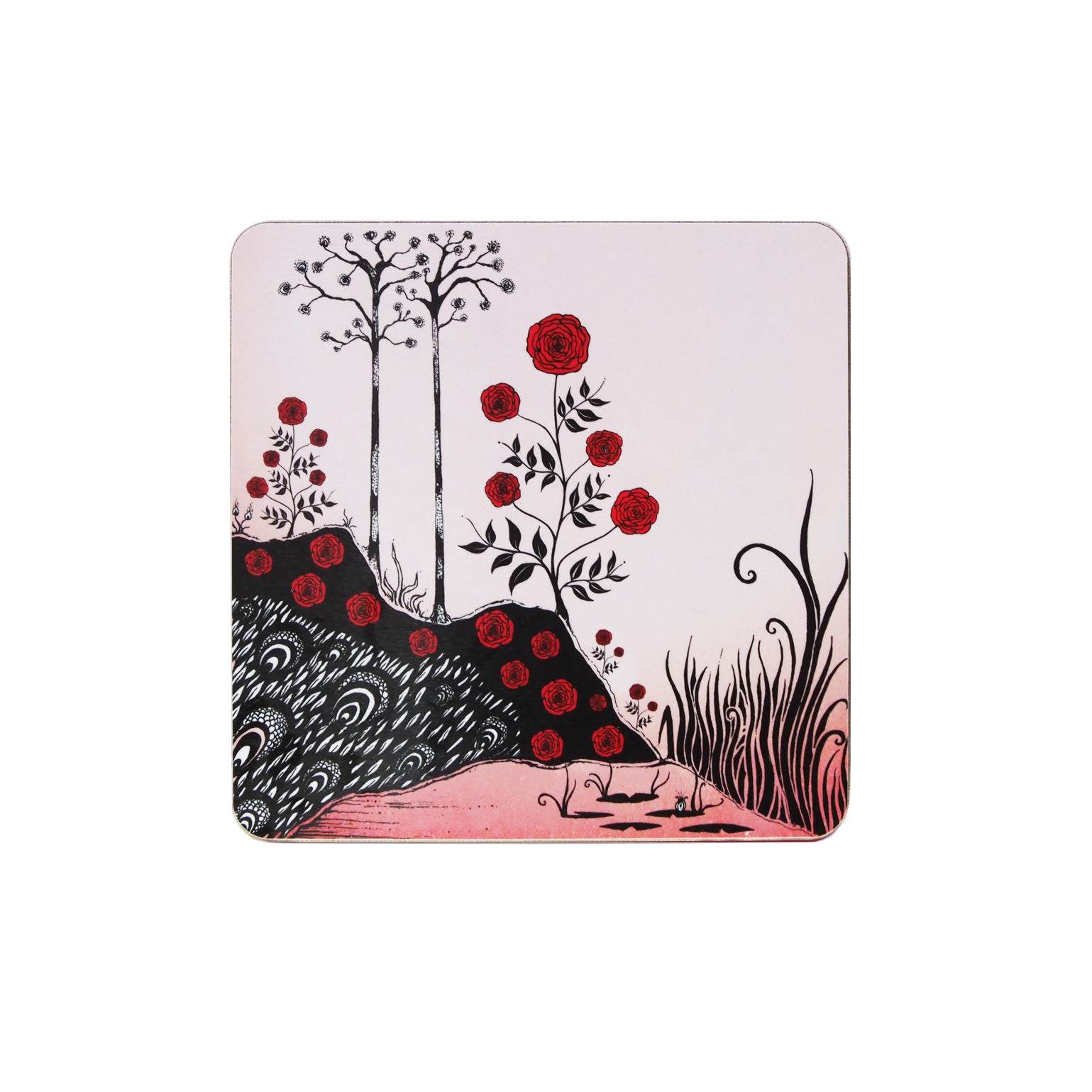 Rose Wood Coaster