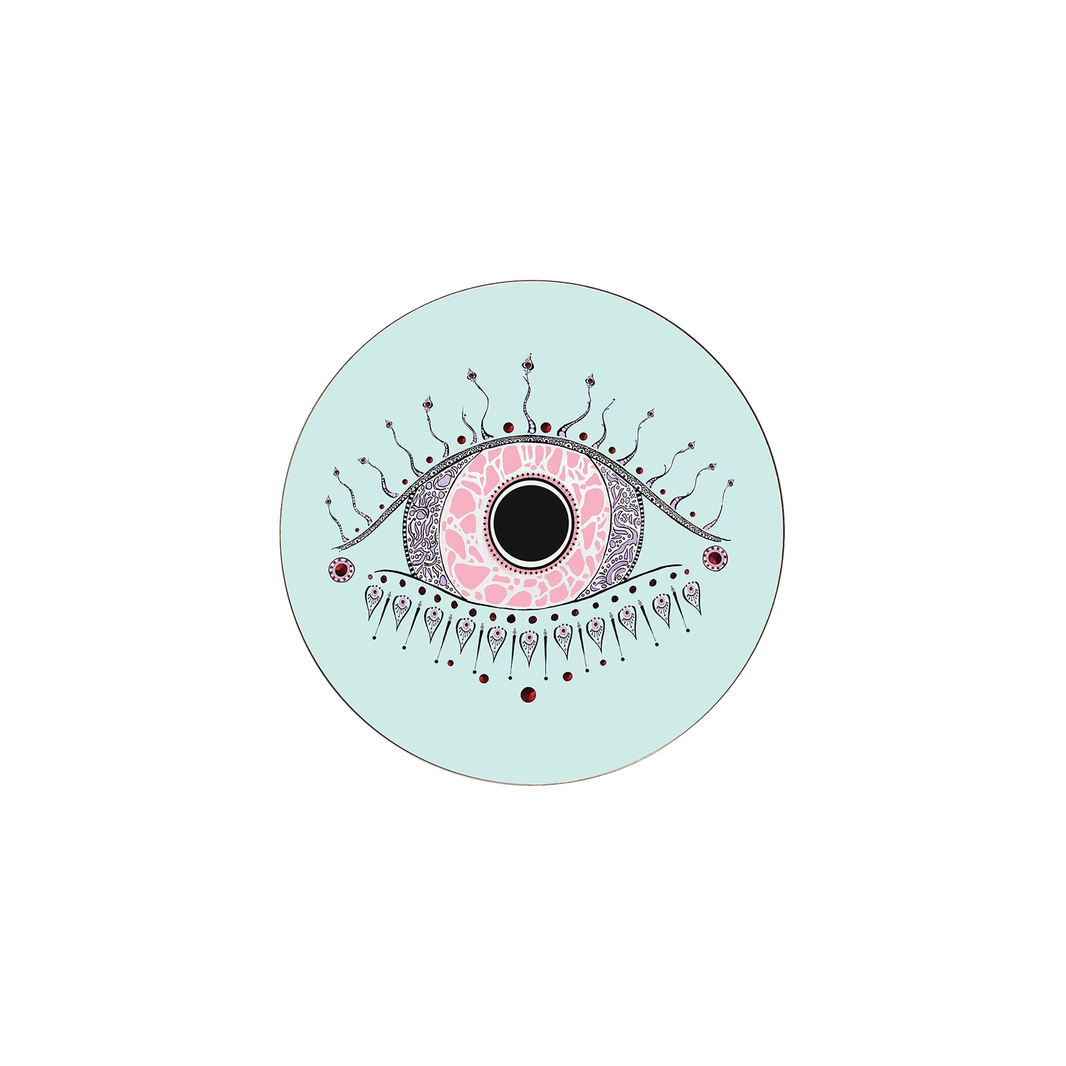 Rosie Evil Eye Coaster