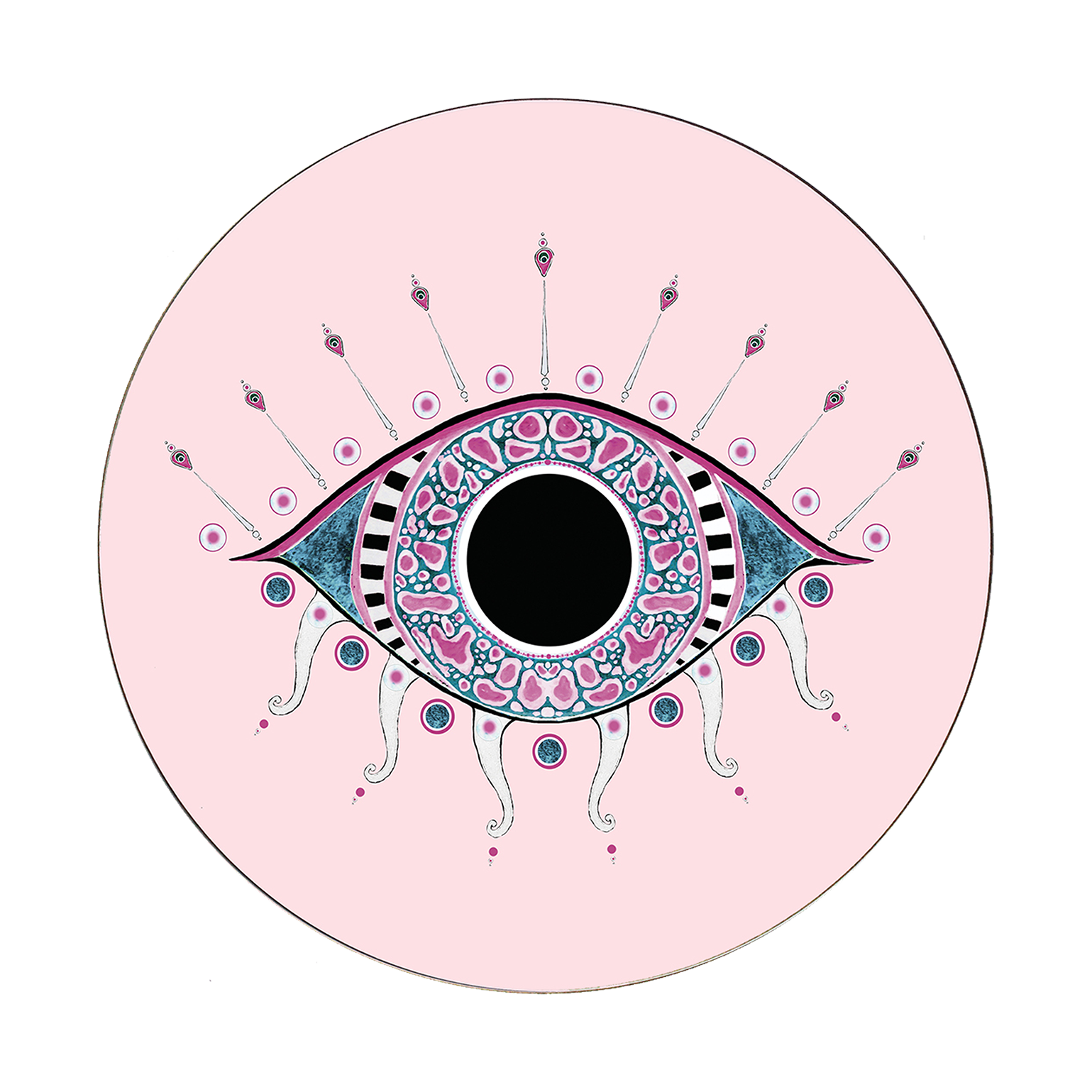 Scarlett Evil Eye Placemat