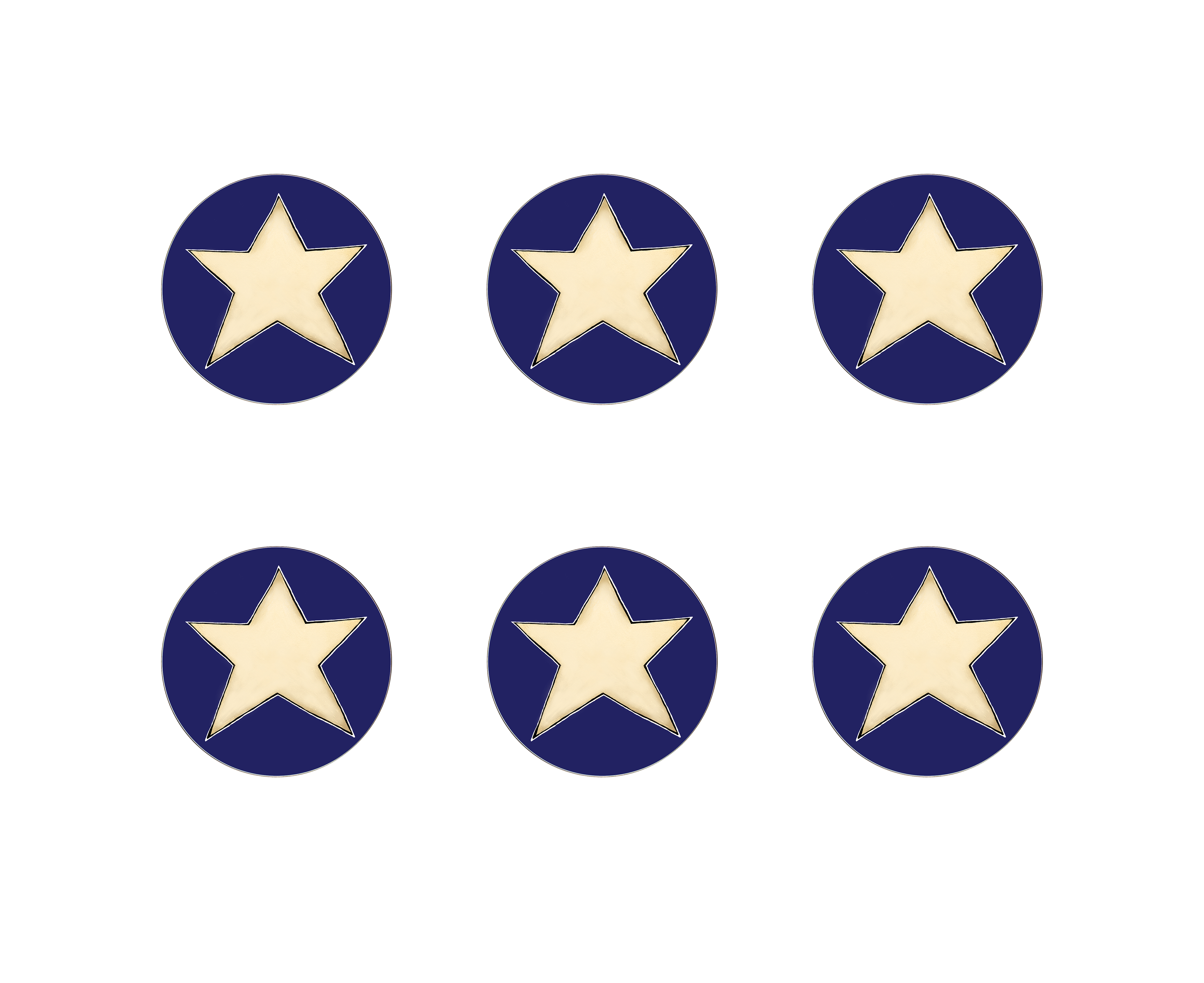Stargazer Set of 6 Coasters