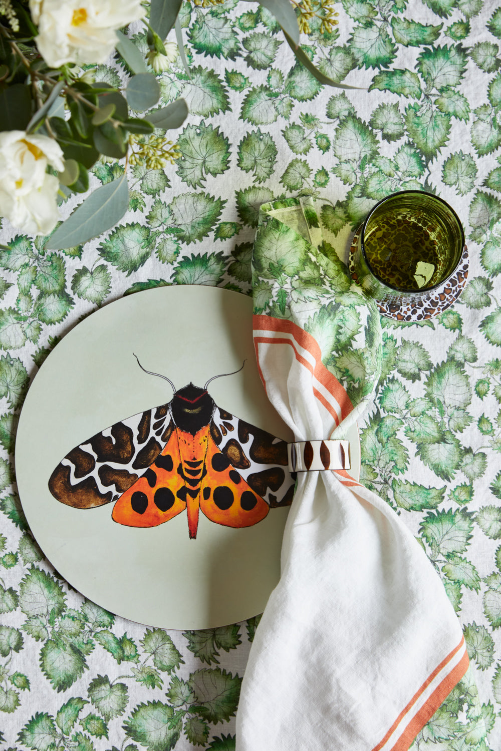 Tiger Moth Linen Napkin