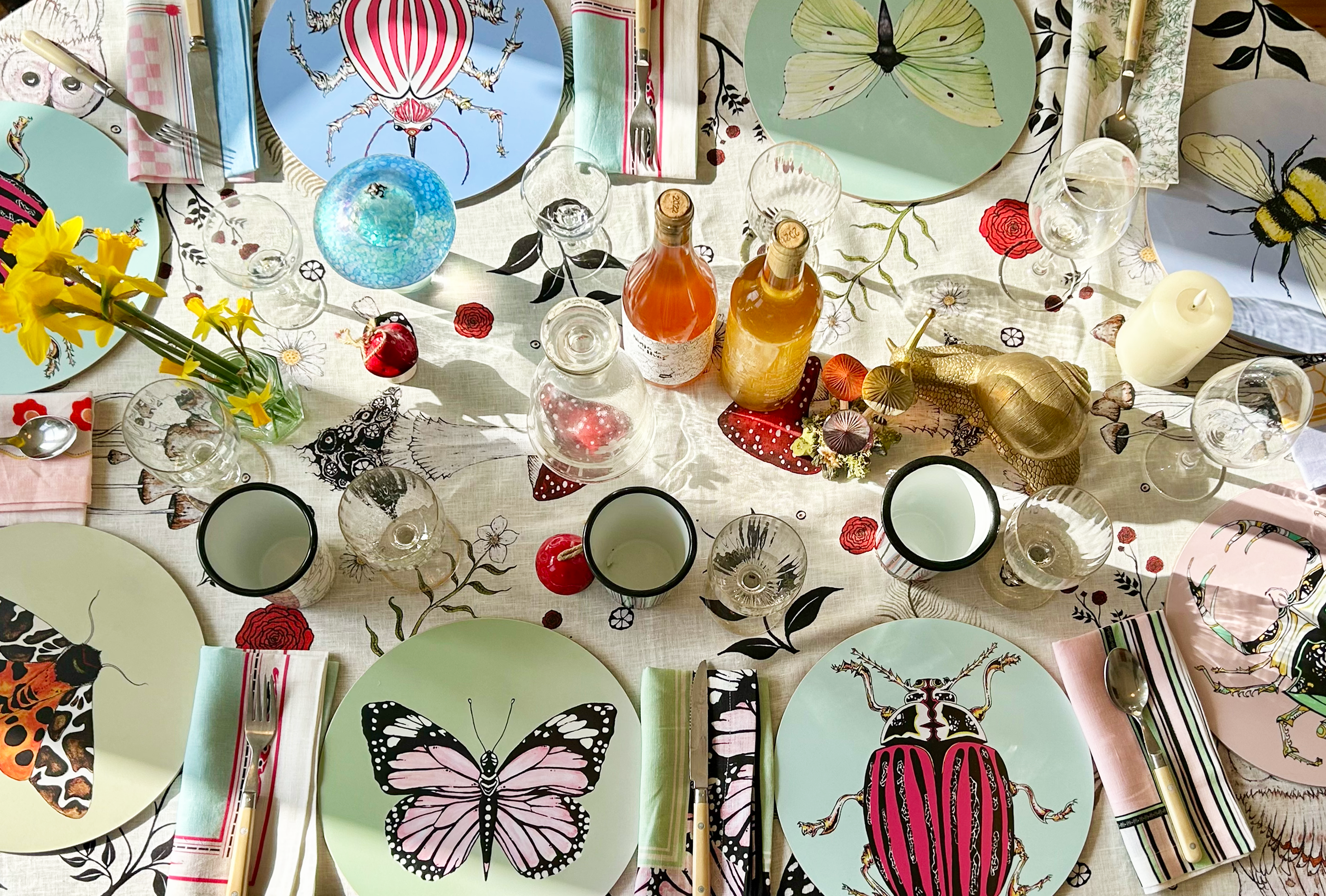 * Bells Beasties Mixed Set of Placemats