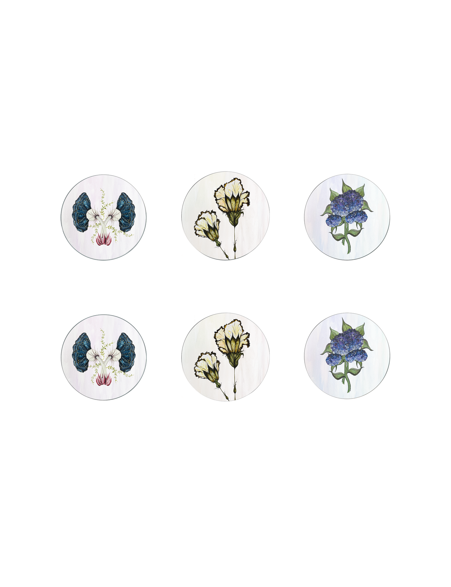 Bells Botanicals Mixed Set of Coasters