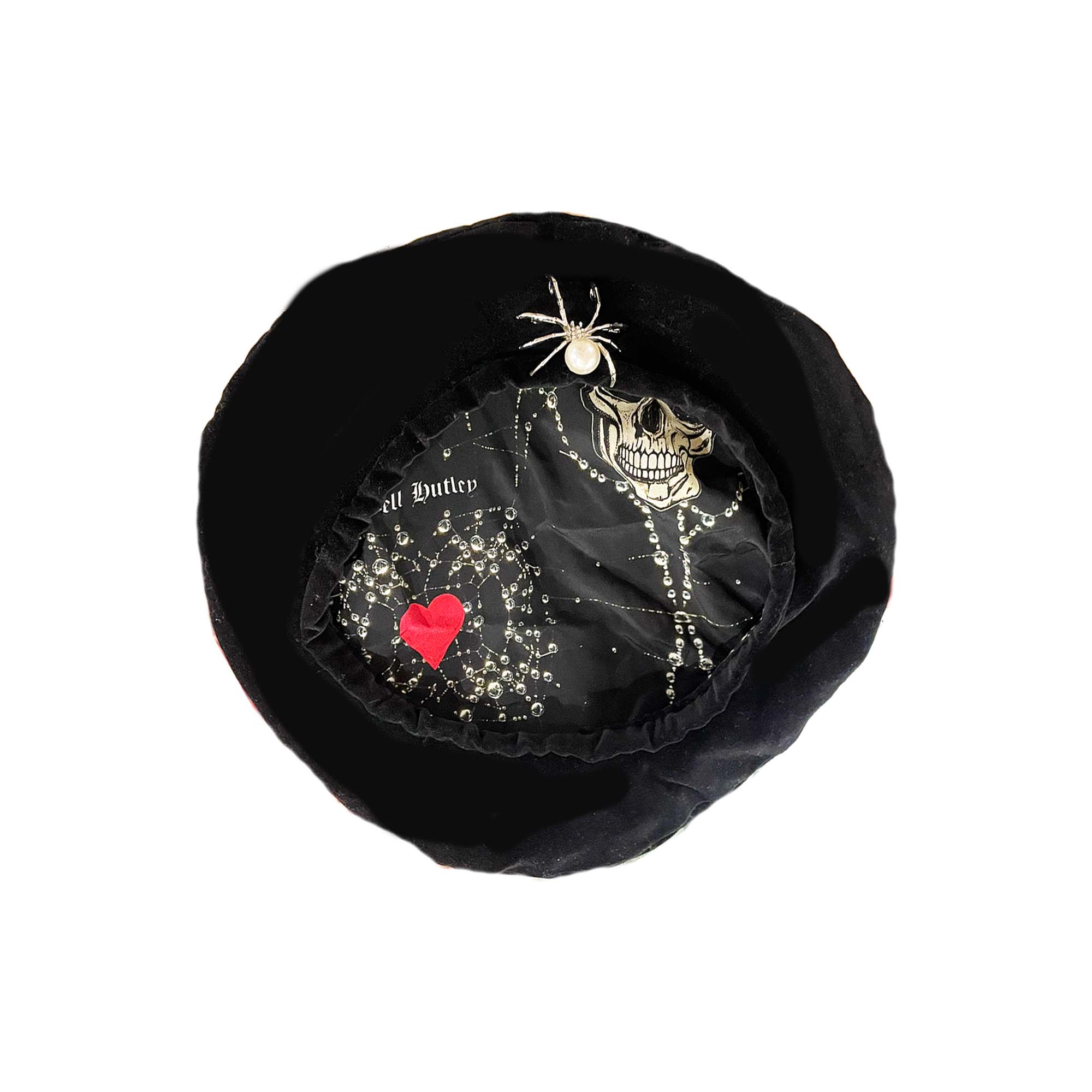 Black Velvet Spider Beret