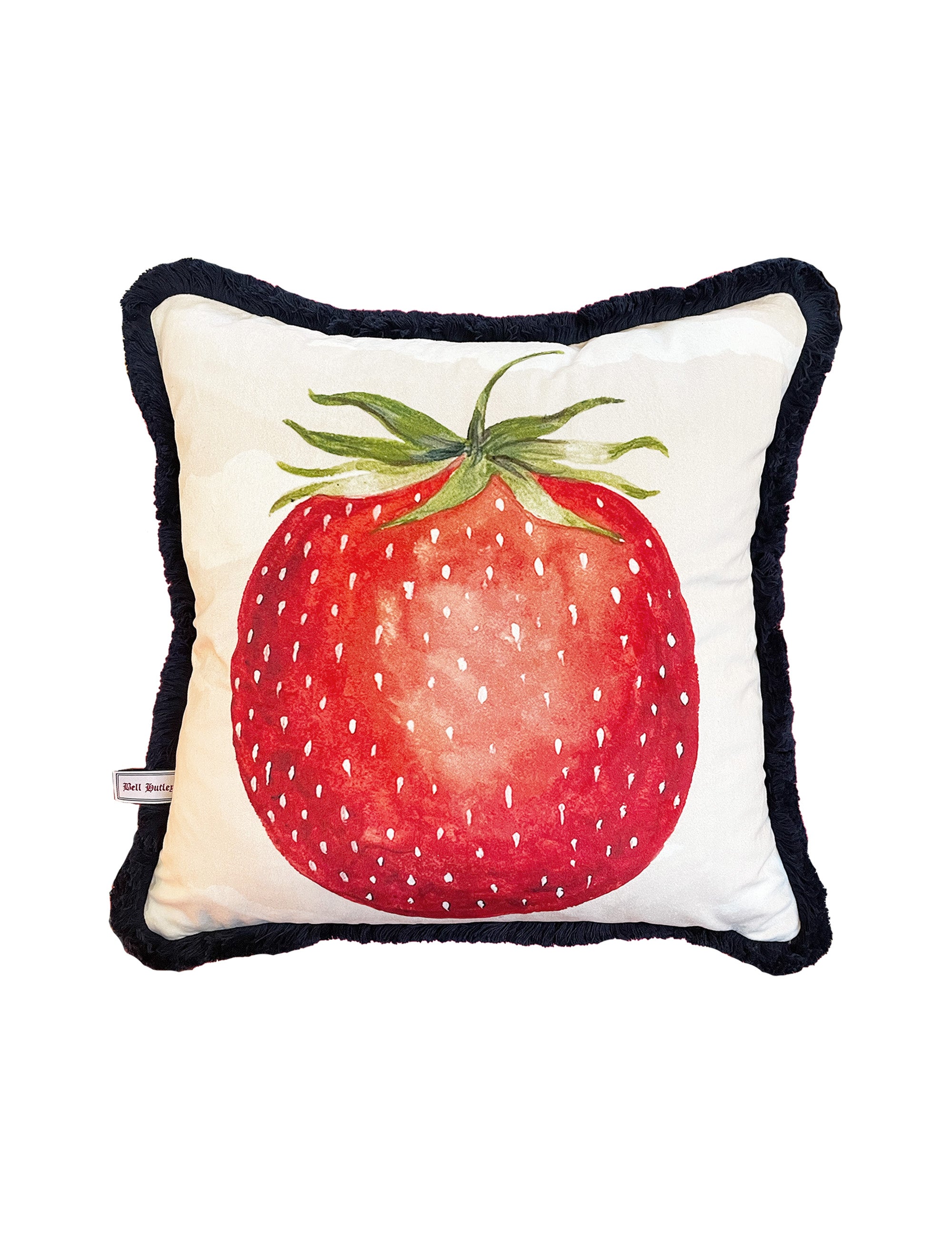 Bosch Strawberry Flower Velvet Cushion