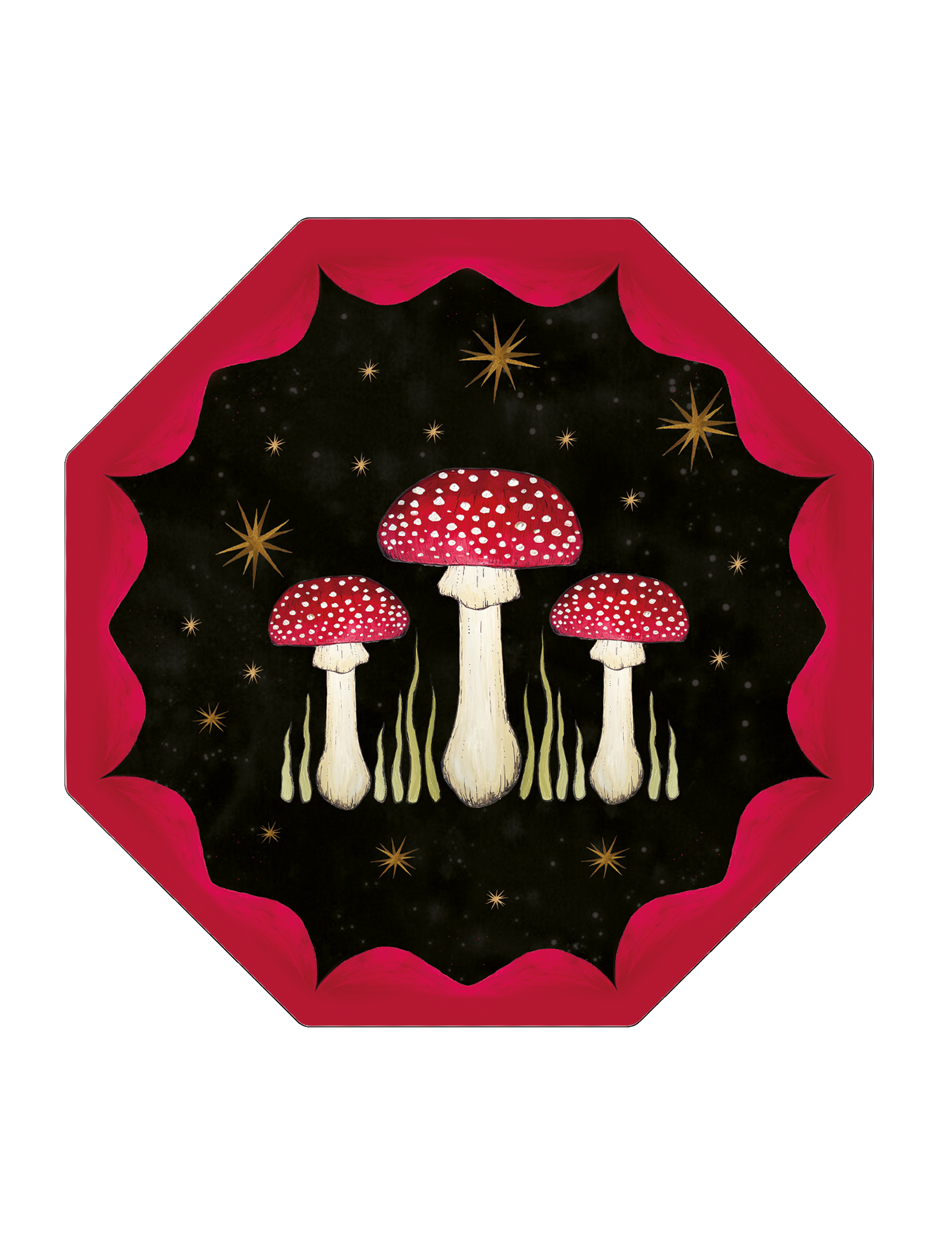 Pre Order Forbidden Forest Mushroom Placemat