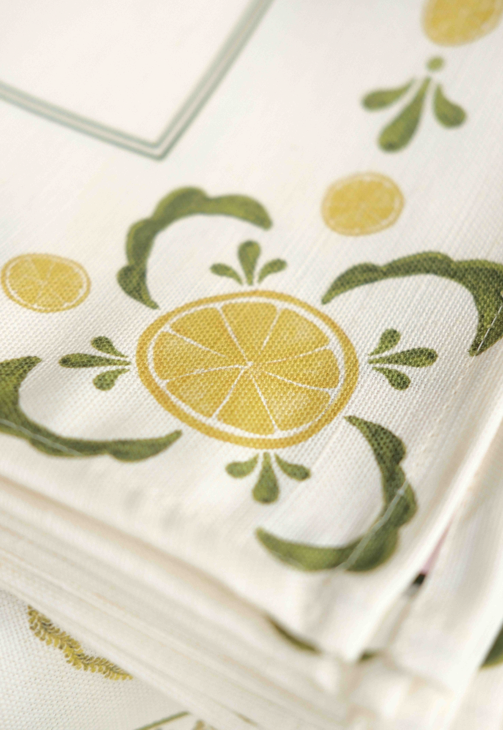 *Citrus Lemon Napkin For Penny Morrison