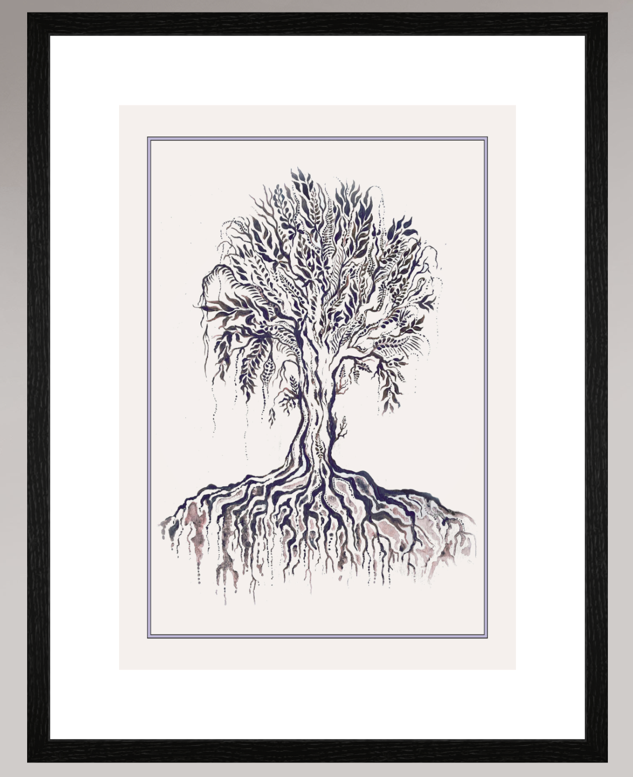 Skelton Tree Print