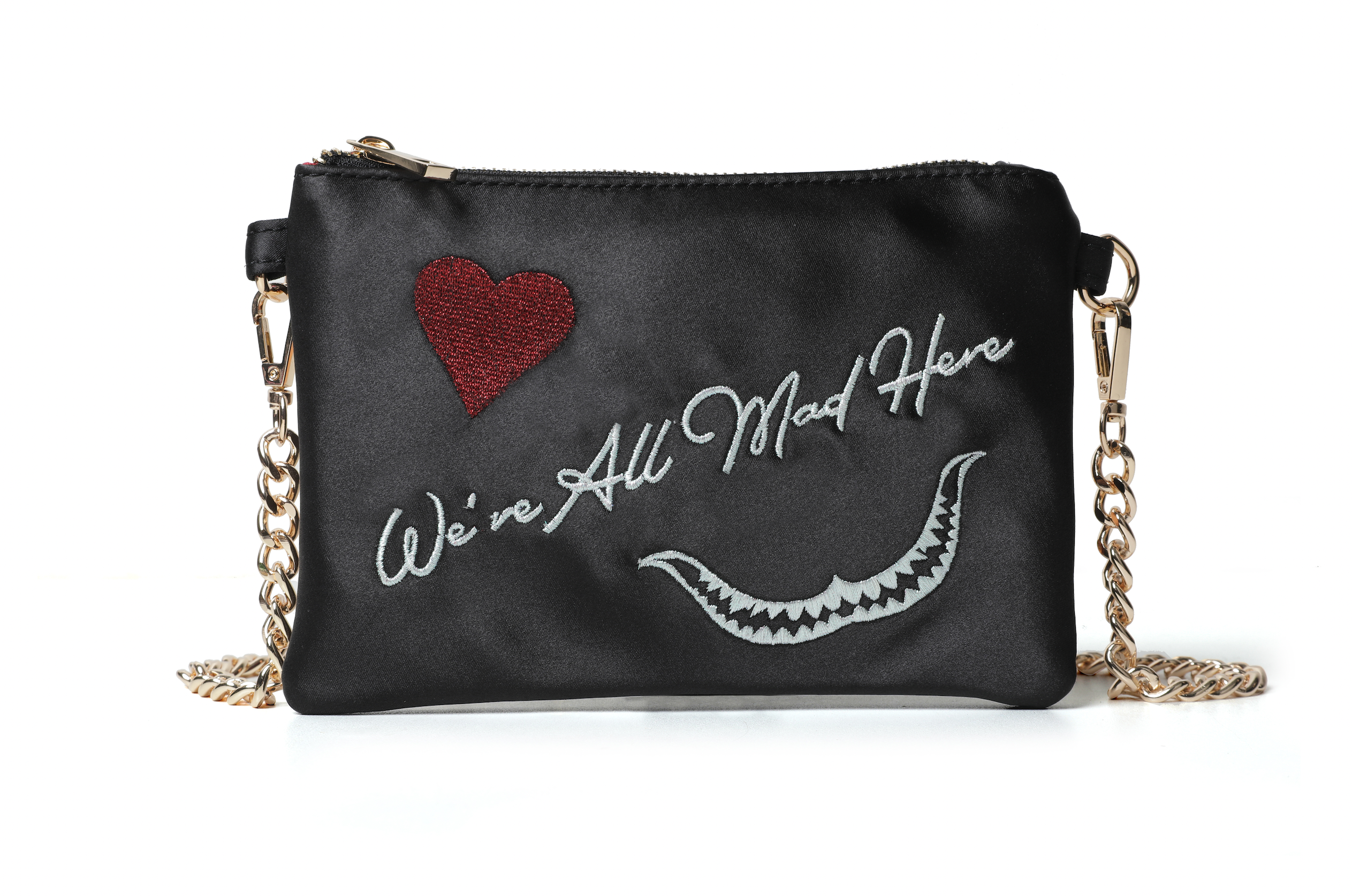 Alice in Wonderland Embroidered Bag