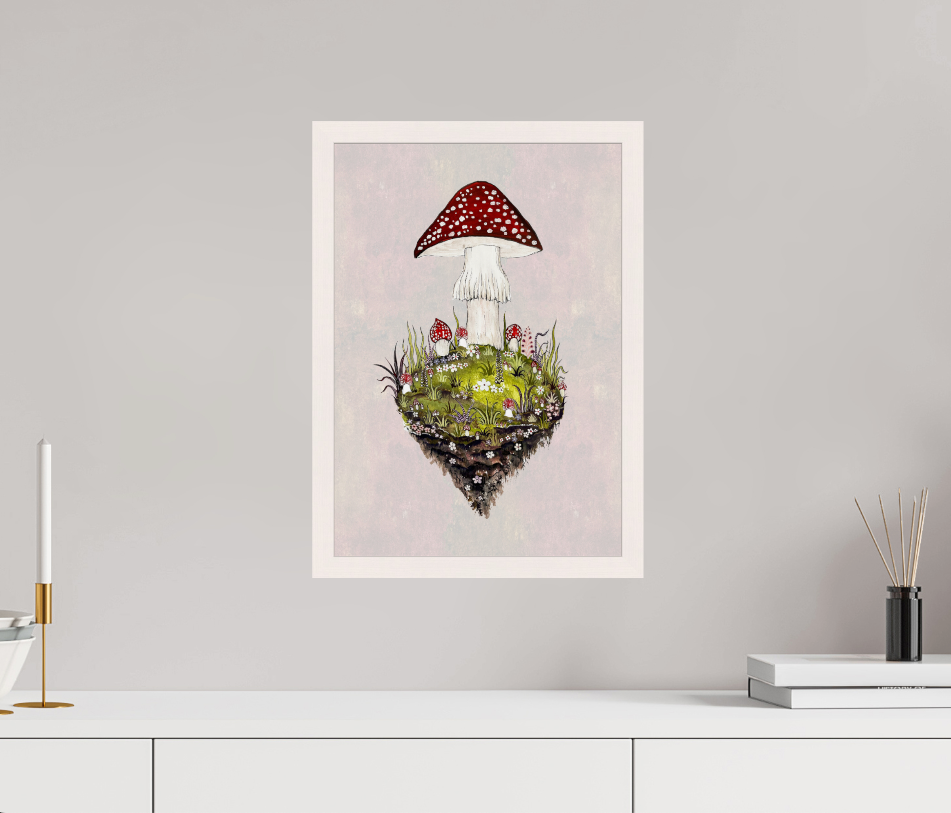 Mushroom Mountain Print