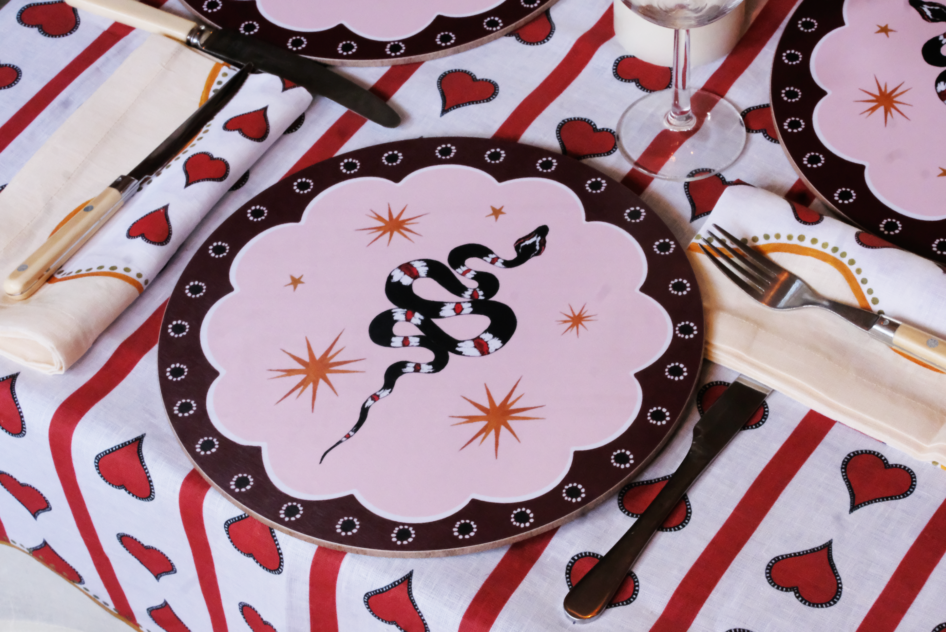 The Snake Placemats set of 4