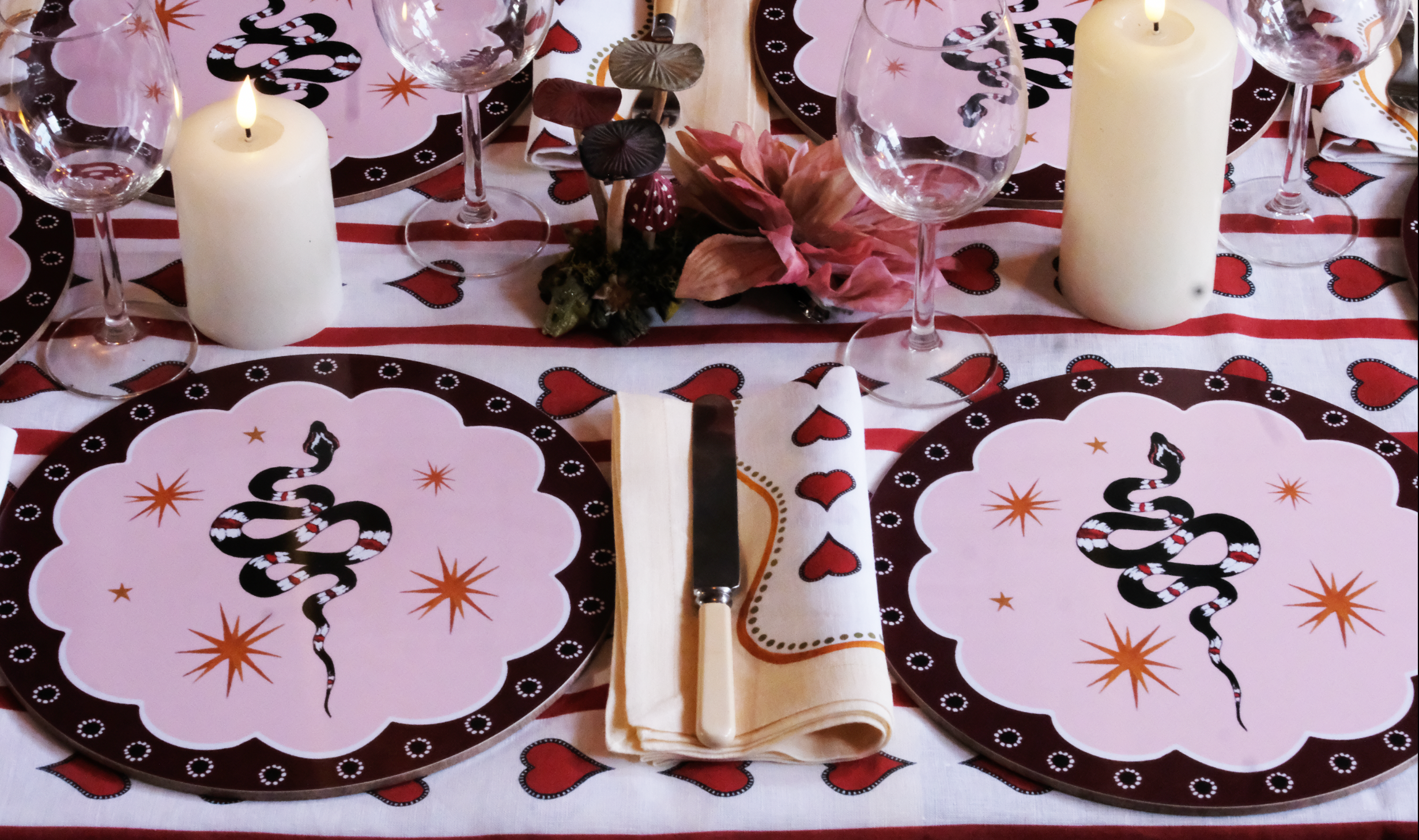 The Snake Placemats set of 4