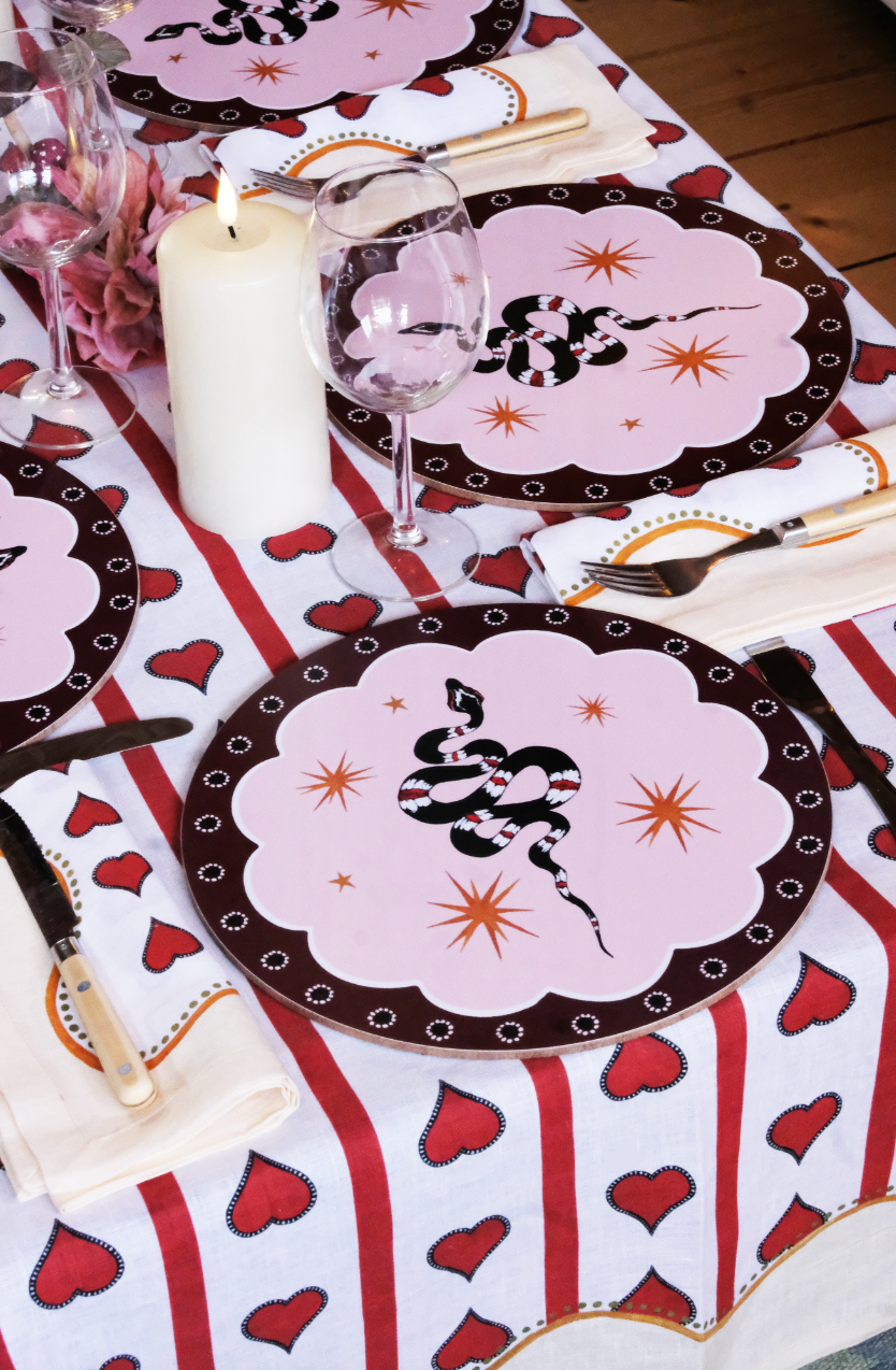 The Snake Placemats set of 4
