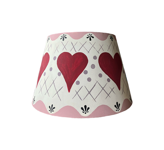 * Bloomsbury Inspired Hand Painted Lampshade