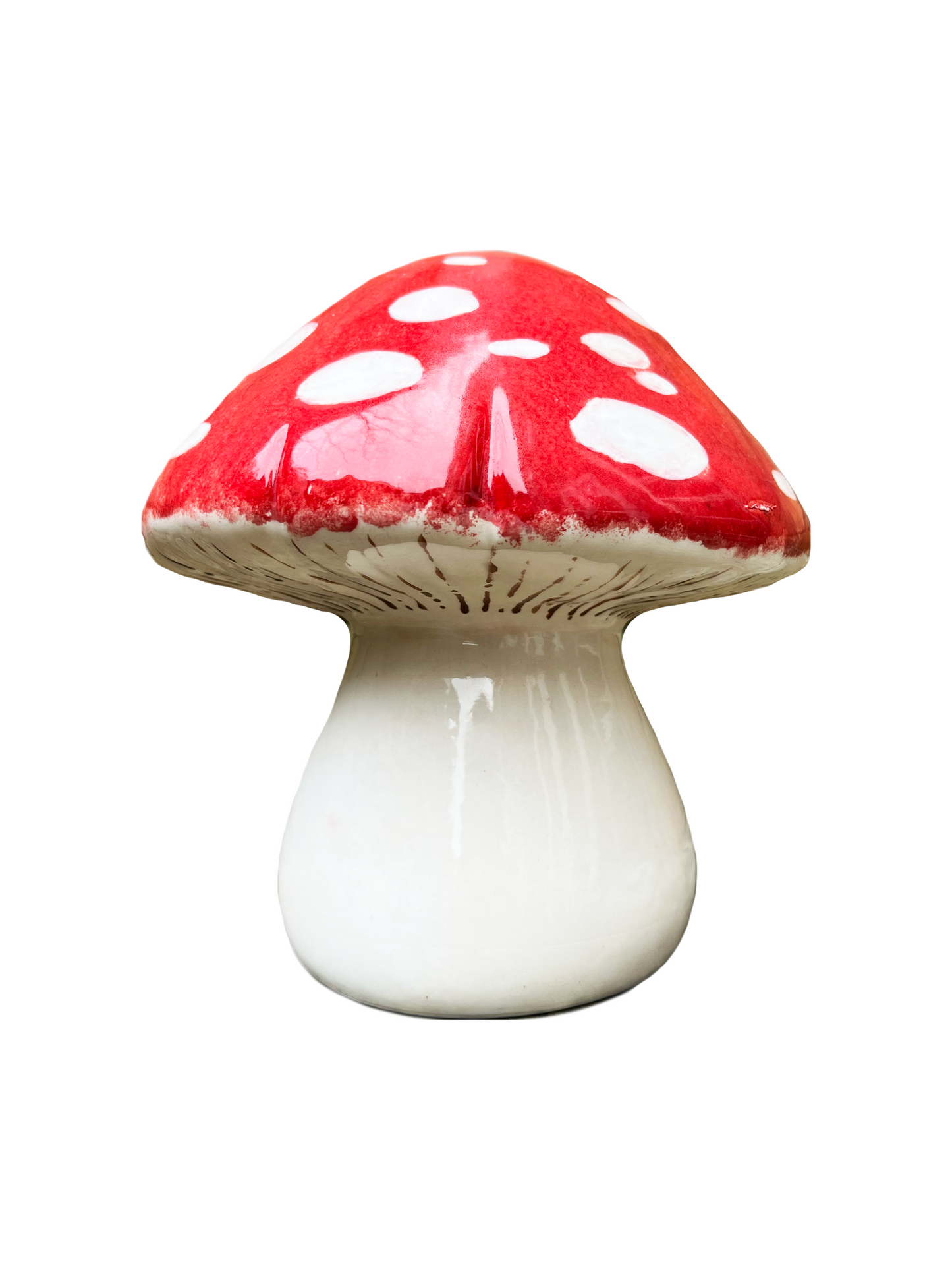 Ceramic Toadstool Mushroom