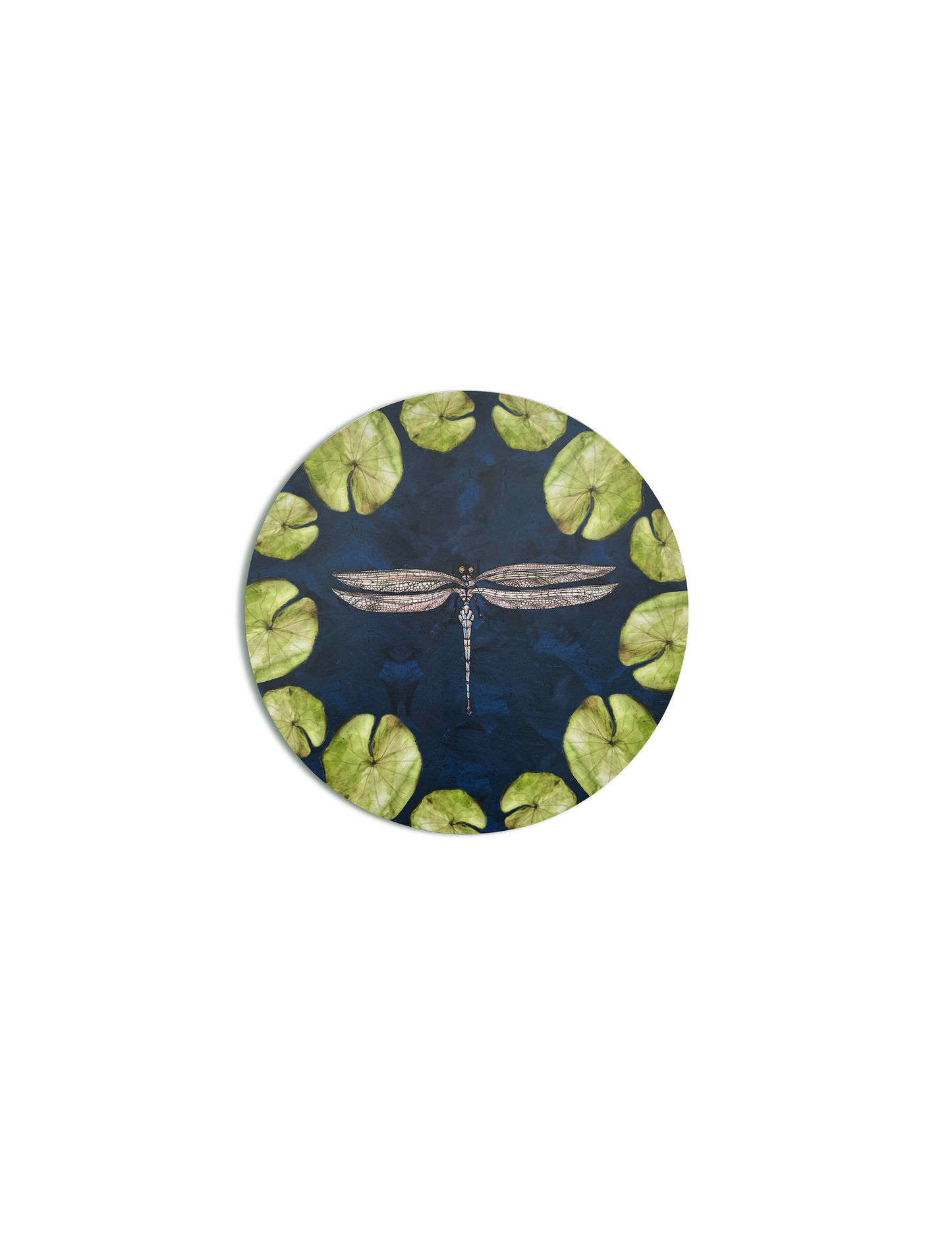 Dragon Fly and Water Lily Coaster