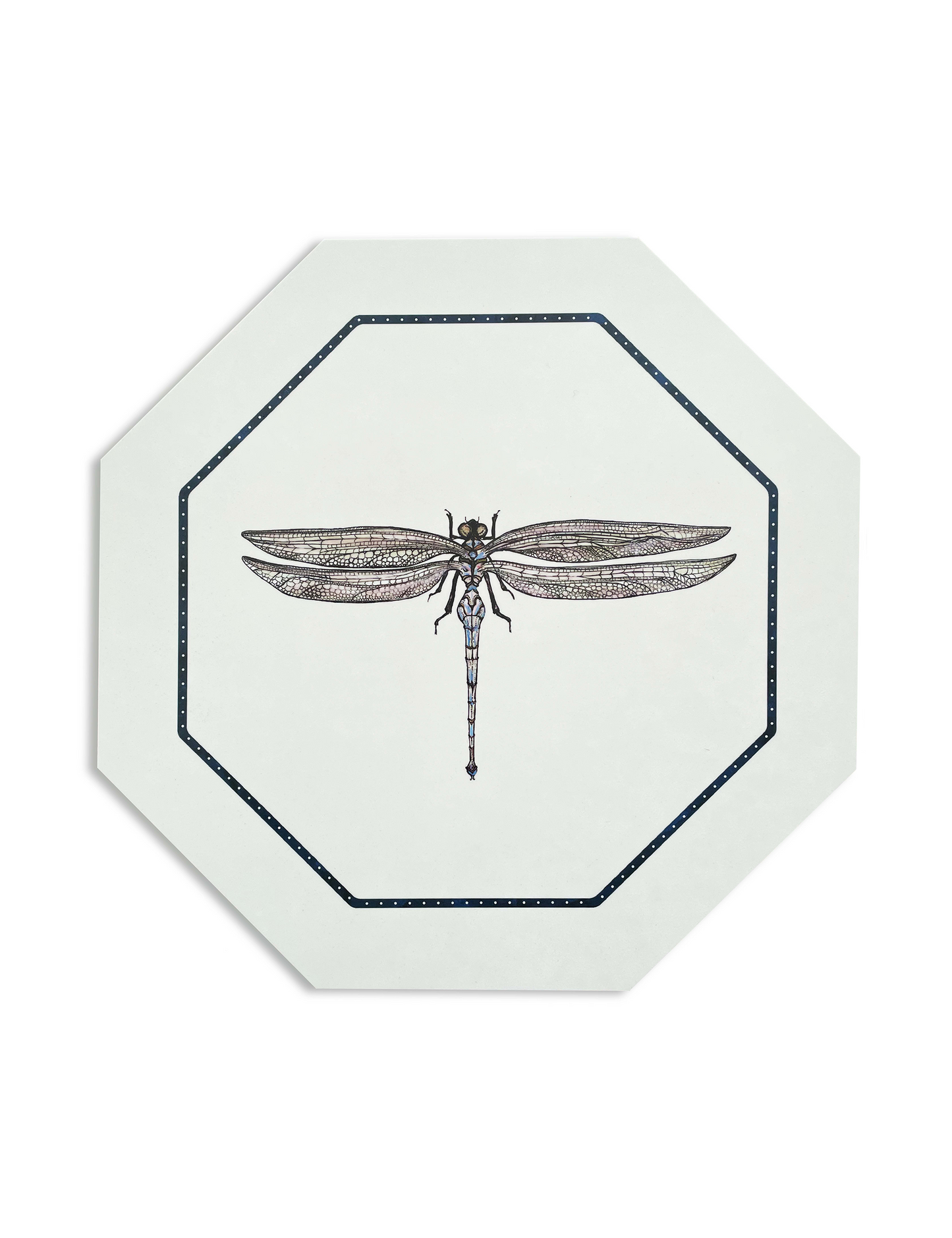 Hexagon Dragon Fly Placemat
