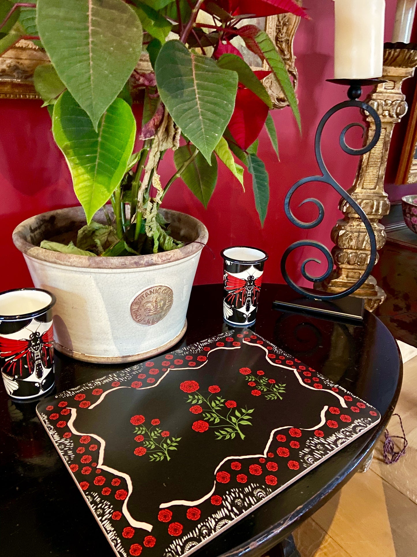 Medieval Rose Platter