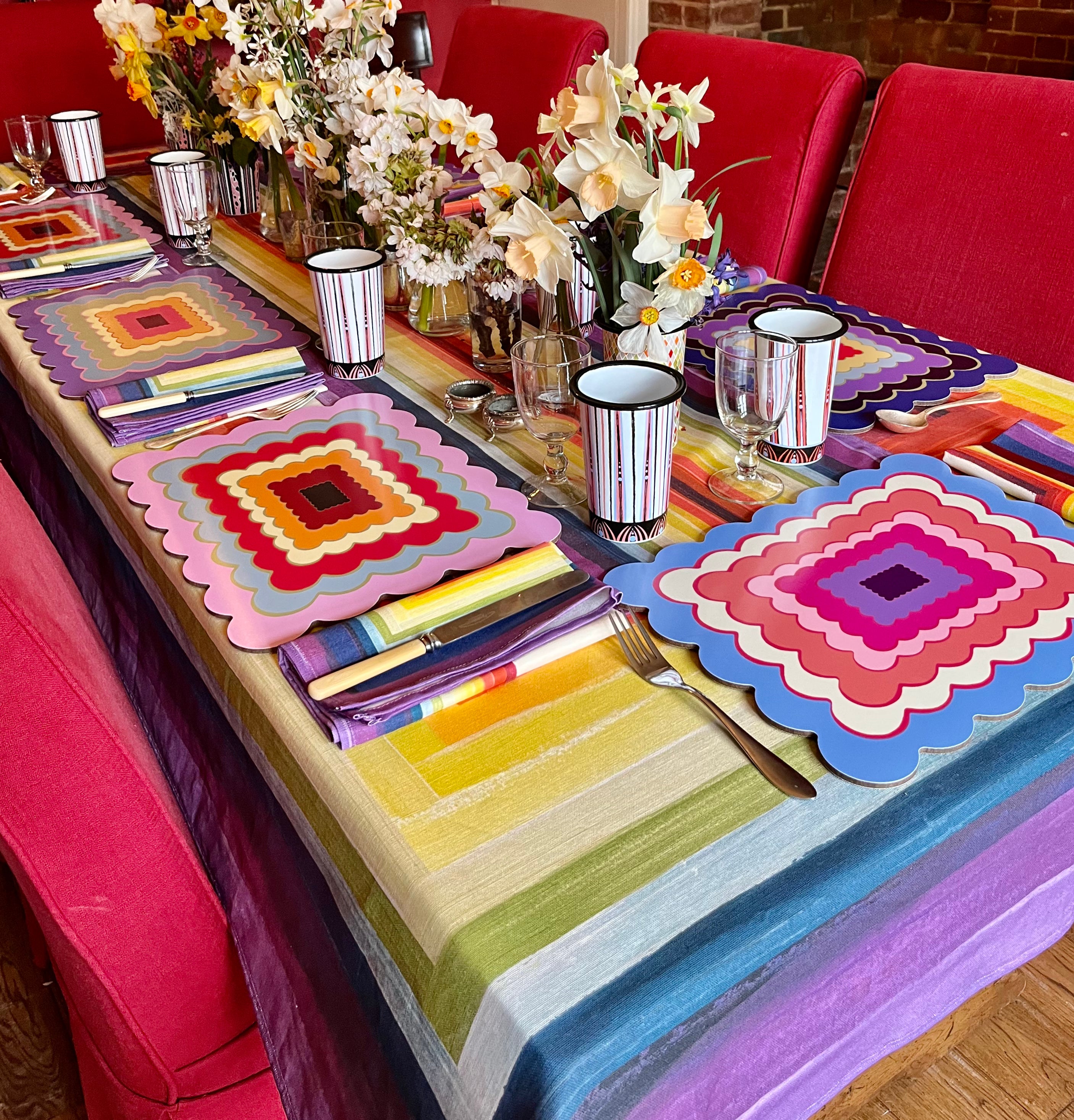 Somewhere Over the Rainbow Tablecloth