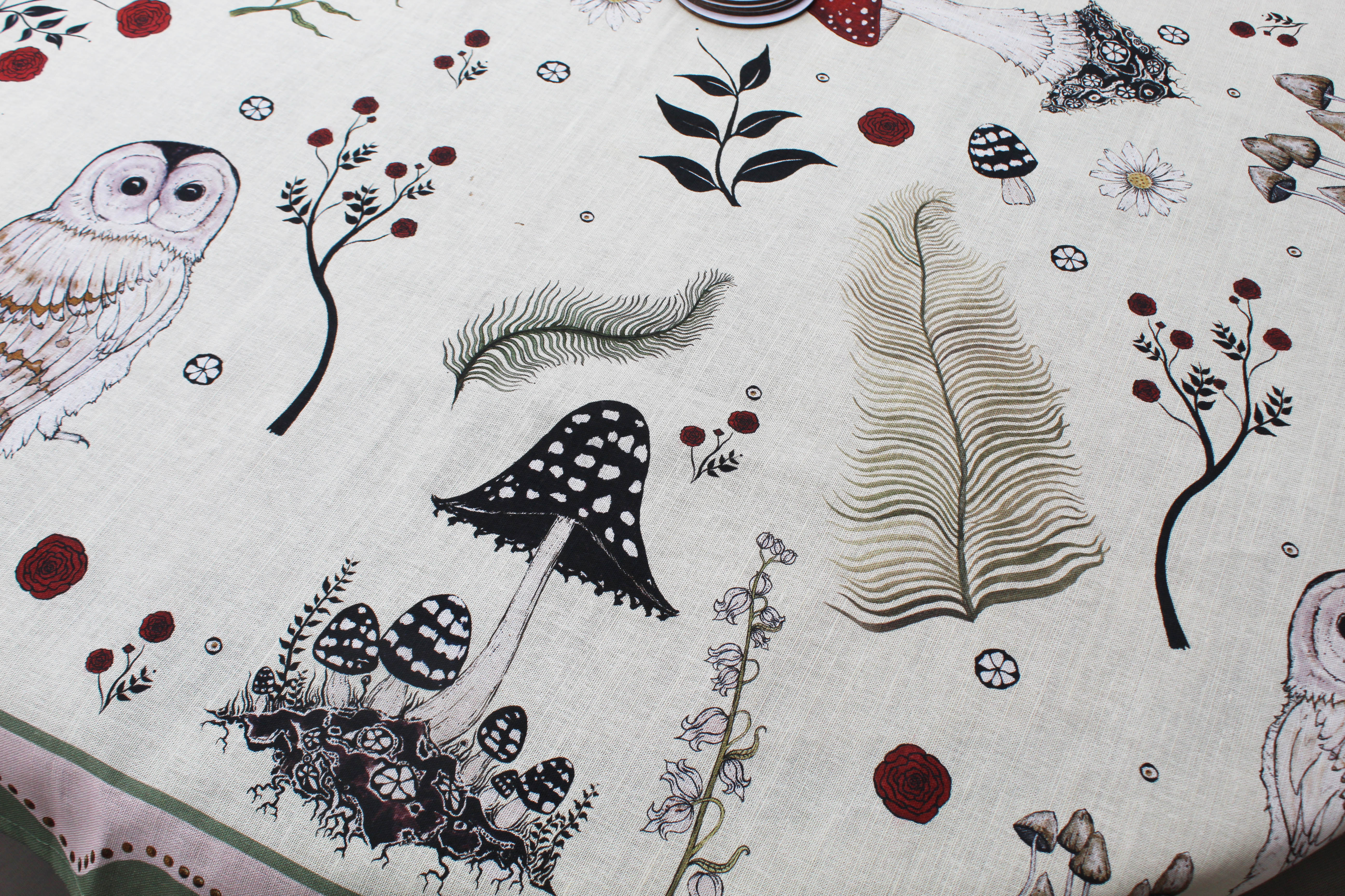 * The Forest Floor Table Cloth