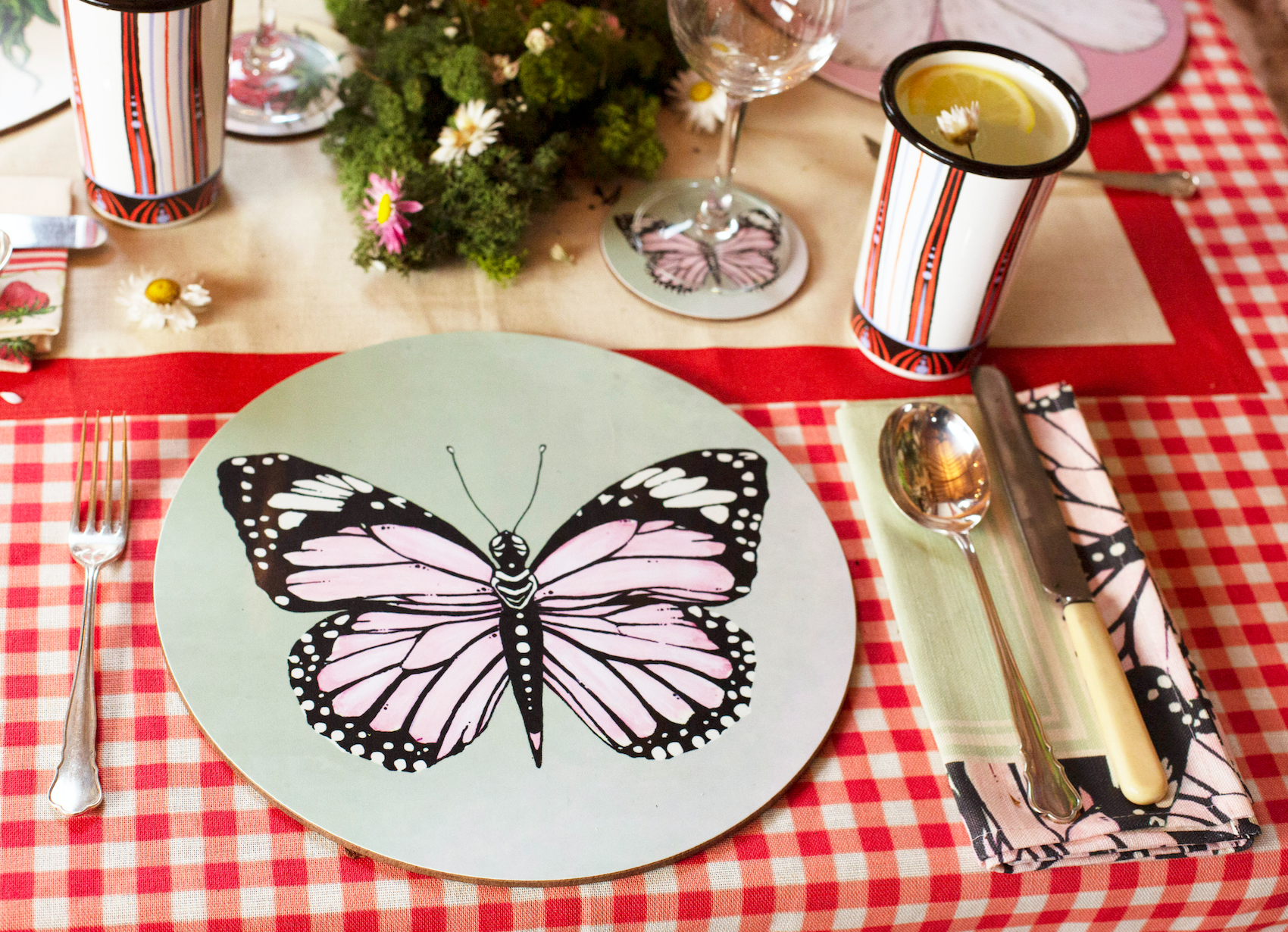 Monarch Butterfly Napkin