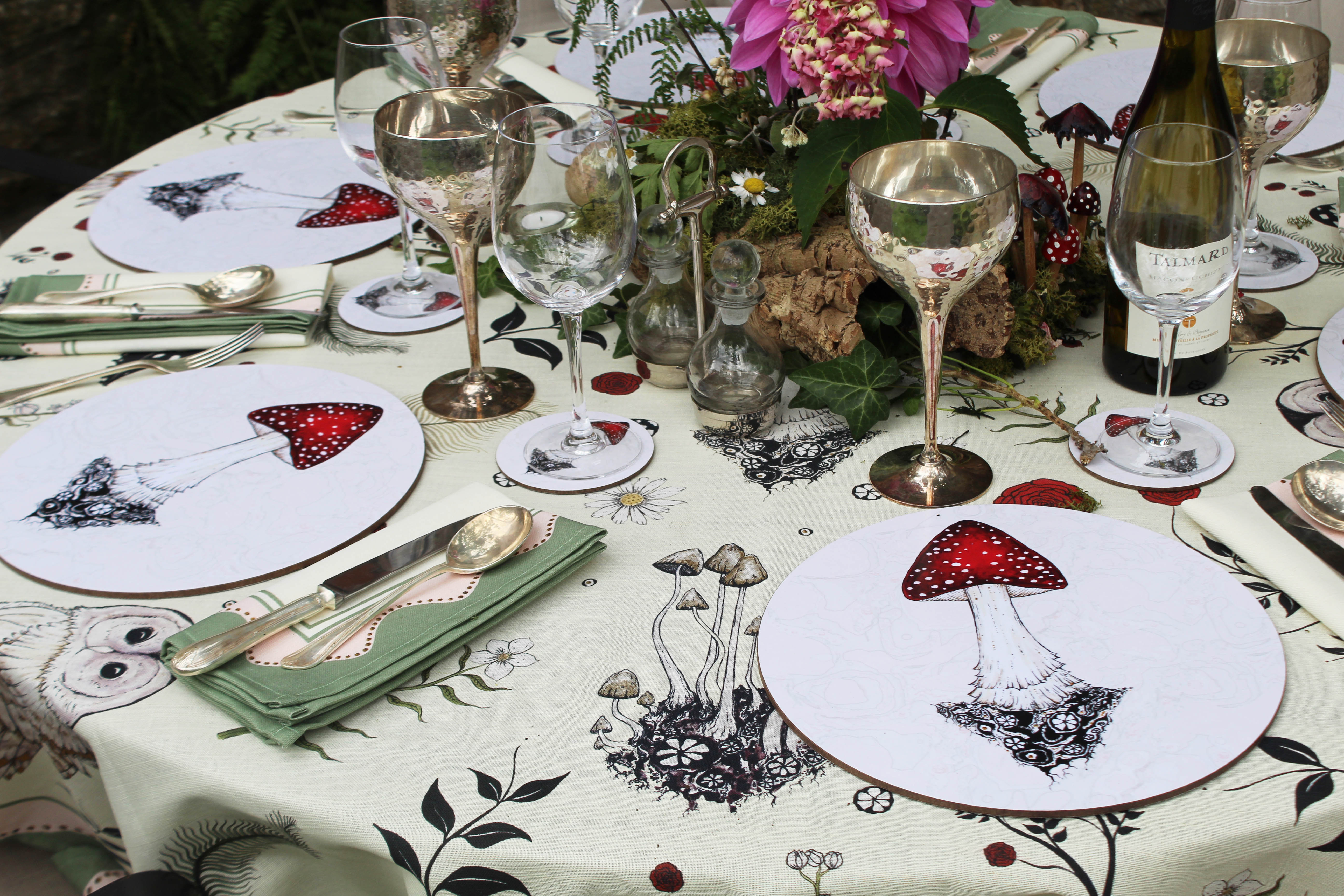 * The Forest Floor Table Cloth