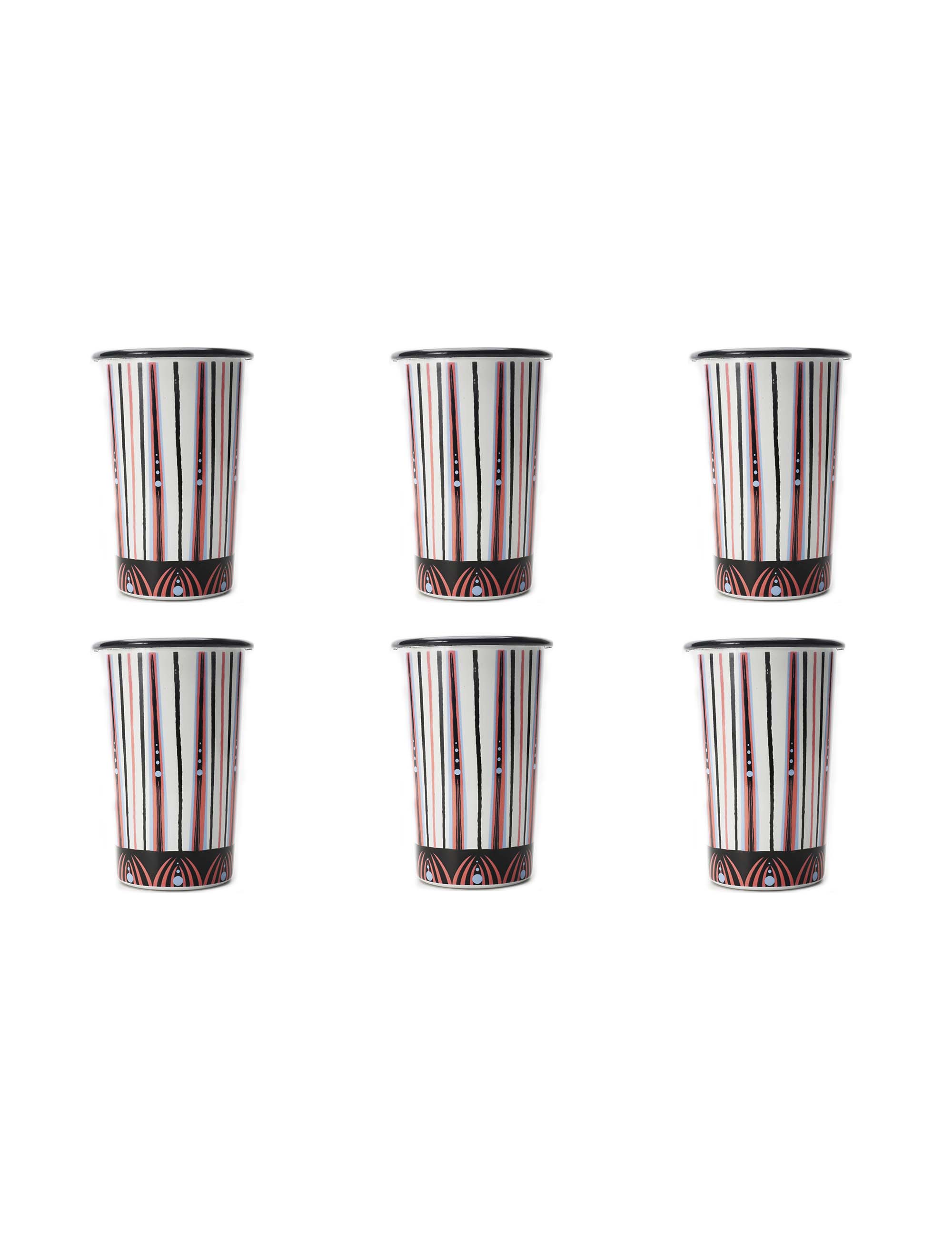 The Pandora Set of 6 Handmade Tumblers