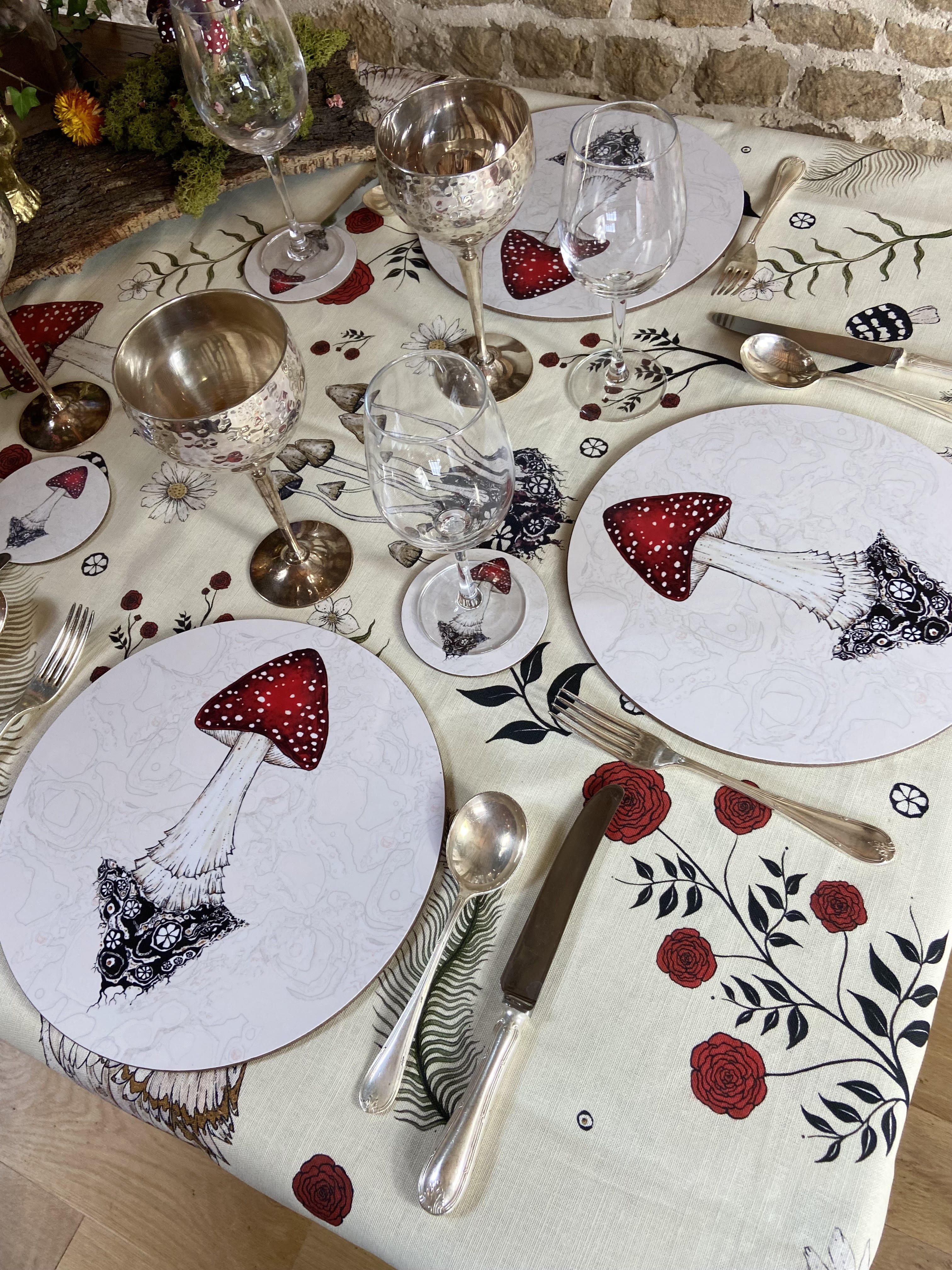 * The Forest Floor Table Cloth